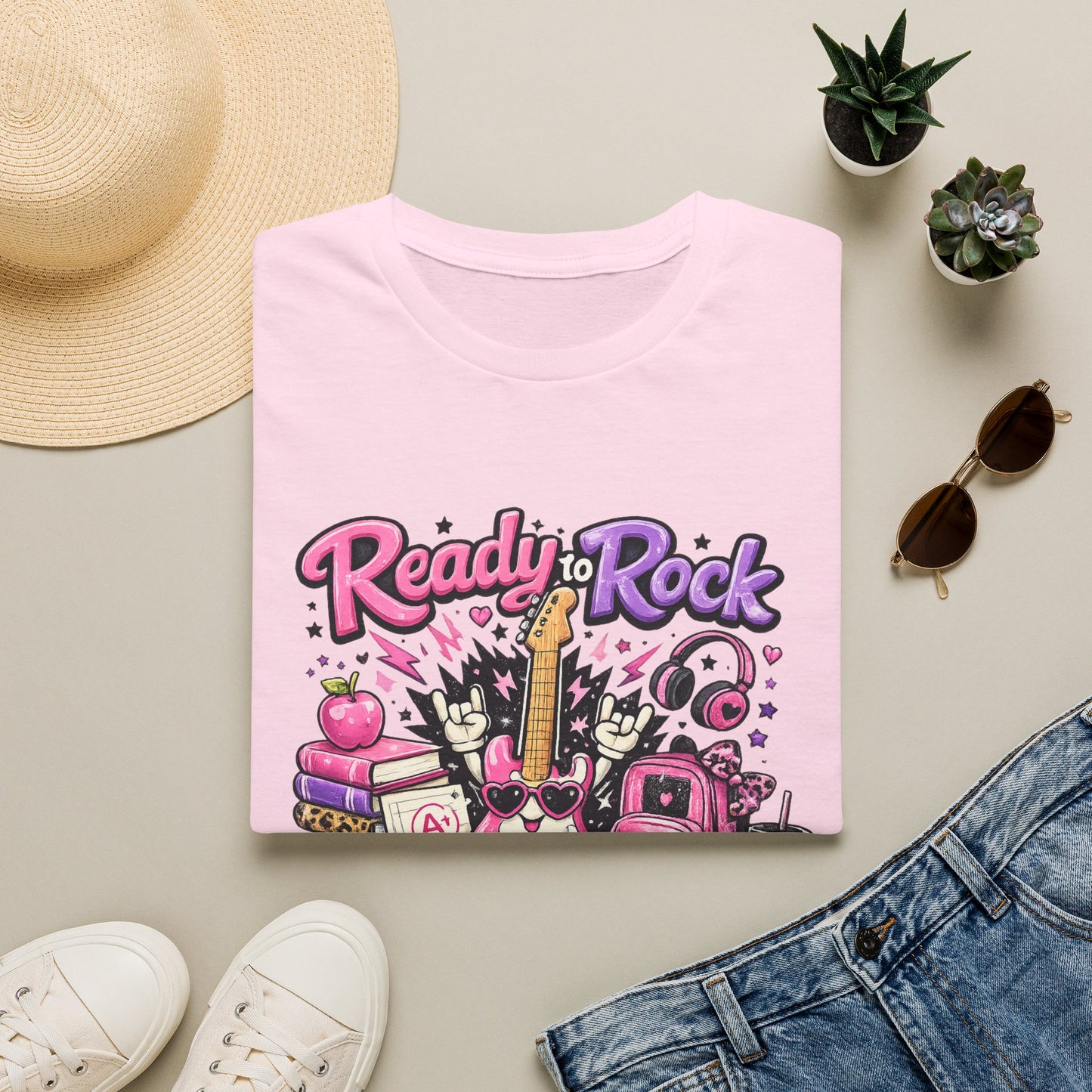 Ready to RockT-Shirt | School Teacher Student Shirt | Adult Version