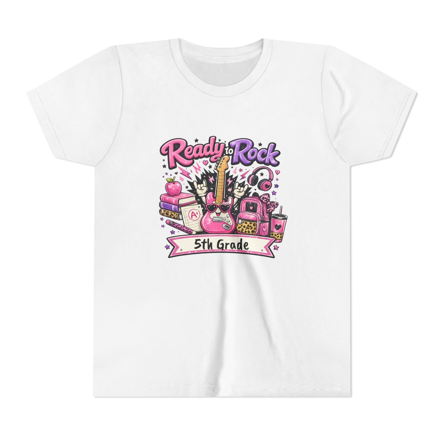Ready to Rock T-Shirt | Youth Tee, Guitar School Design
