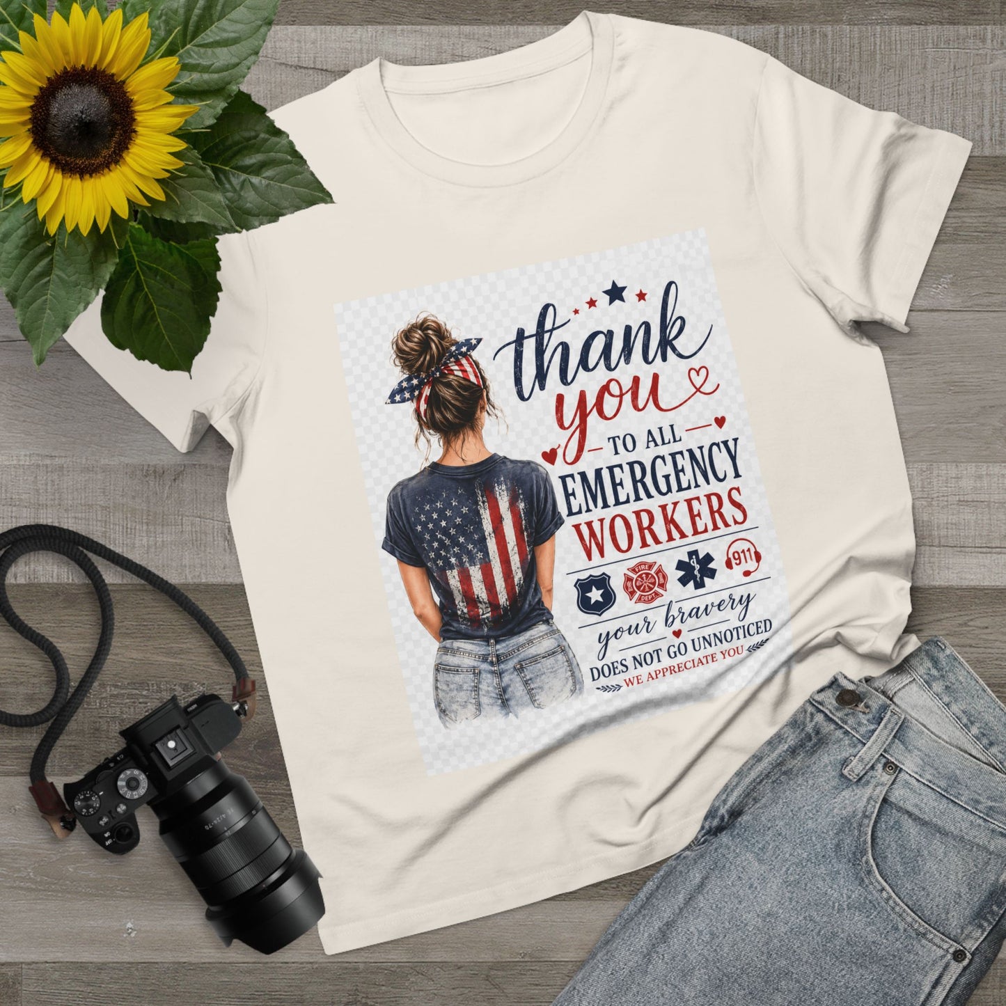 Thank You Emergency Workers - Front Design