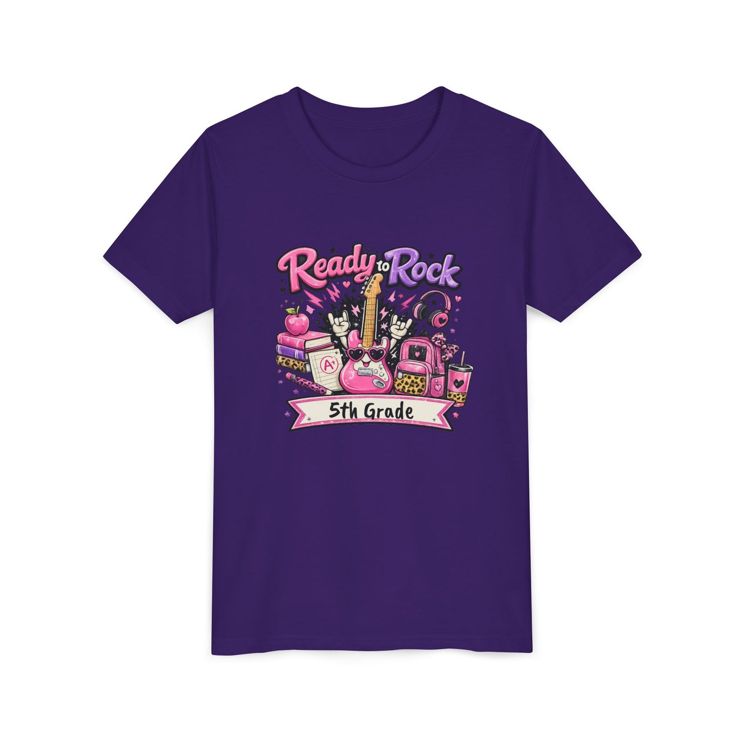 Ready to Rock T-Shirt | Youth Tee, Guitar School Design