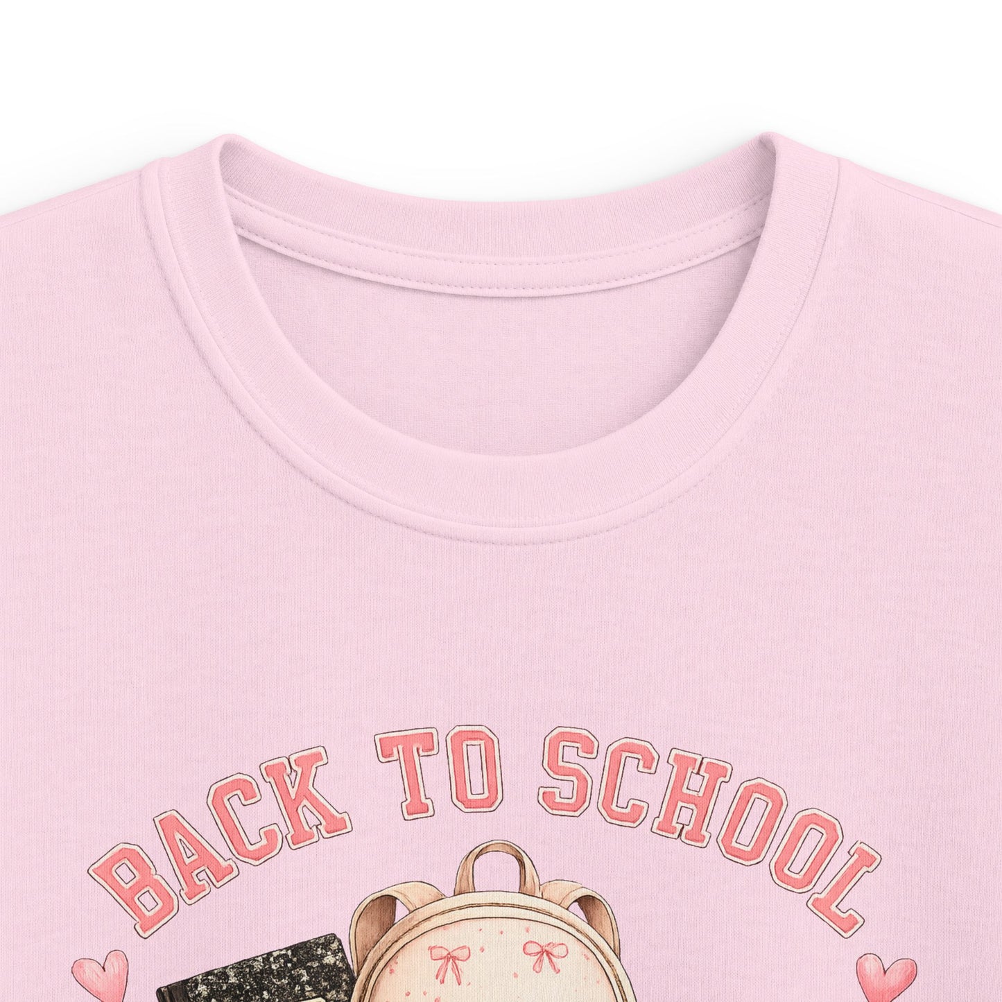 Back to School Girls Tee | Cute Apple Books Pencil