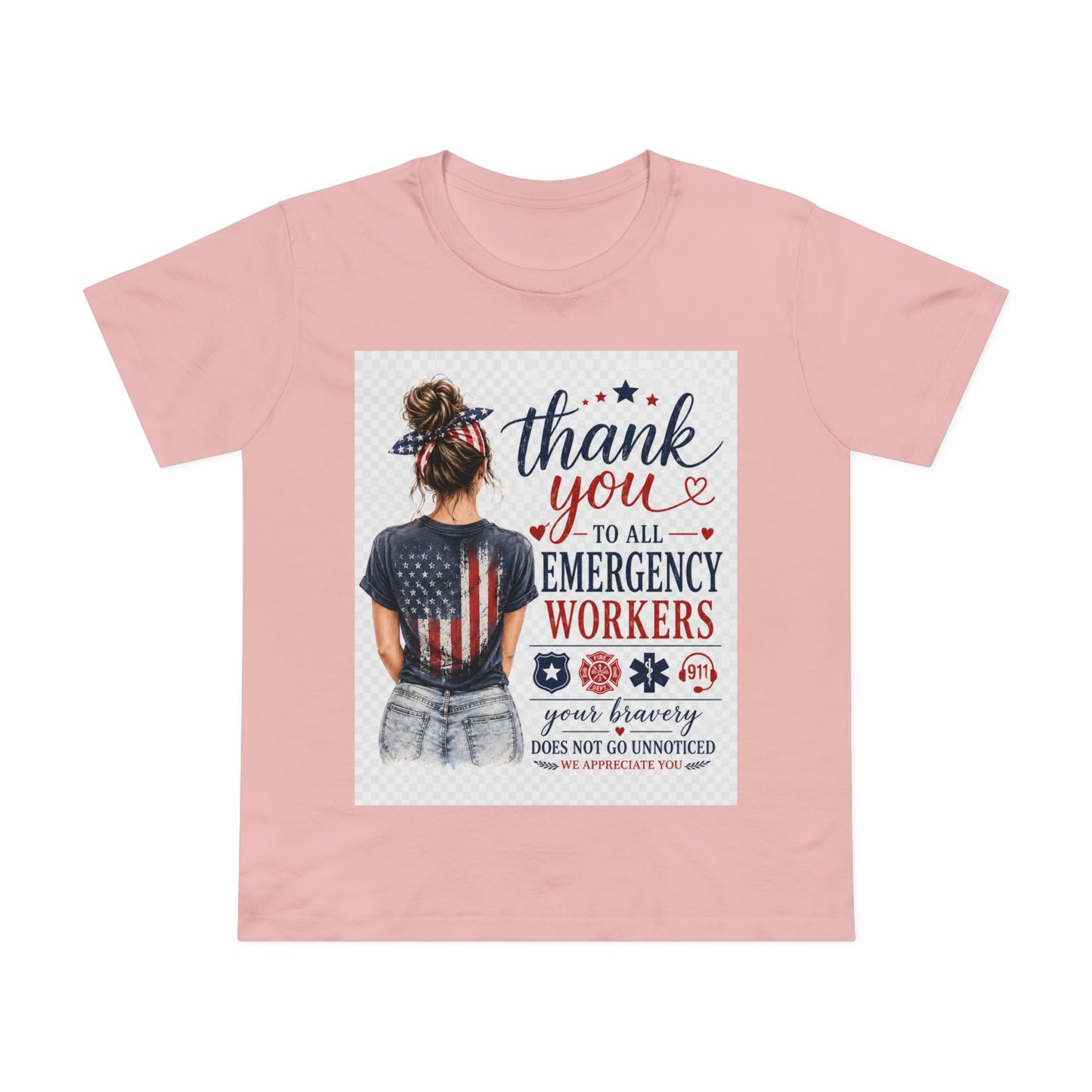 Thank You Emergency Workers - Front Design