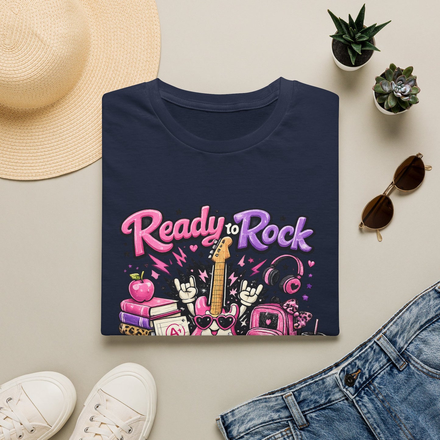 Ready to RockT-Shirt | School Teacher Student Shirt | Adult Version