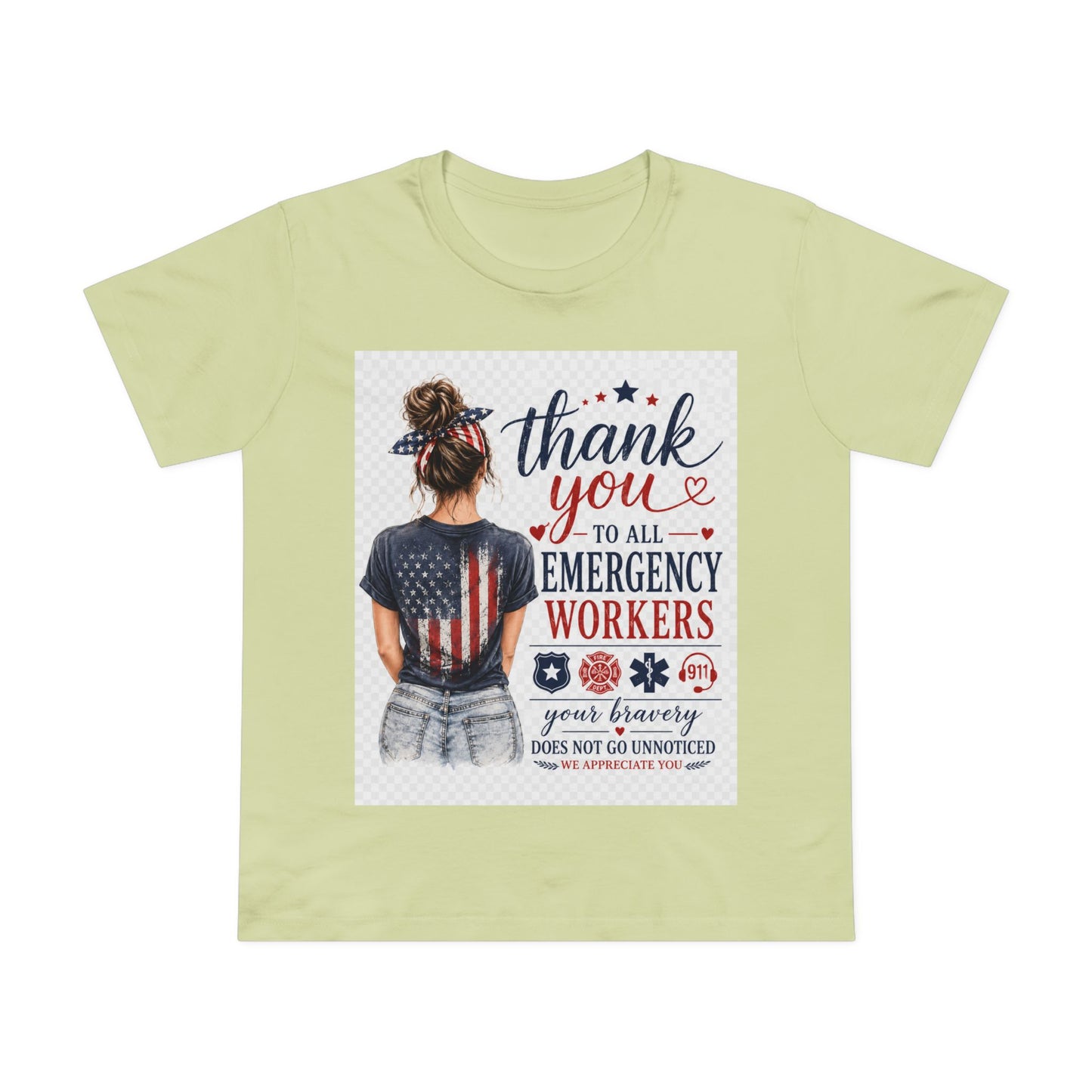 Thank You Emergency Workers - Front Design