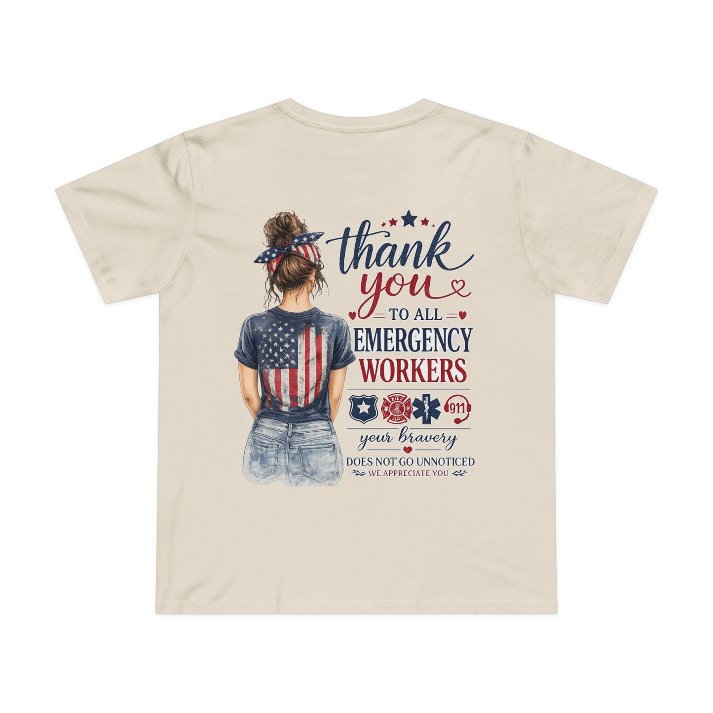 Thank You Emergency Workers - Back Design