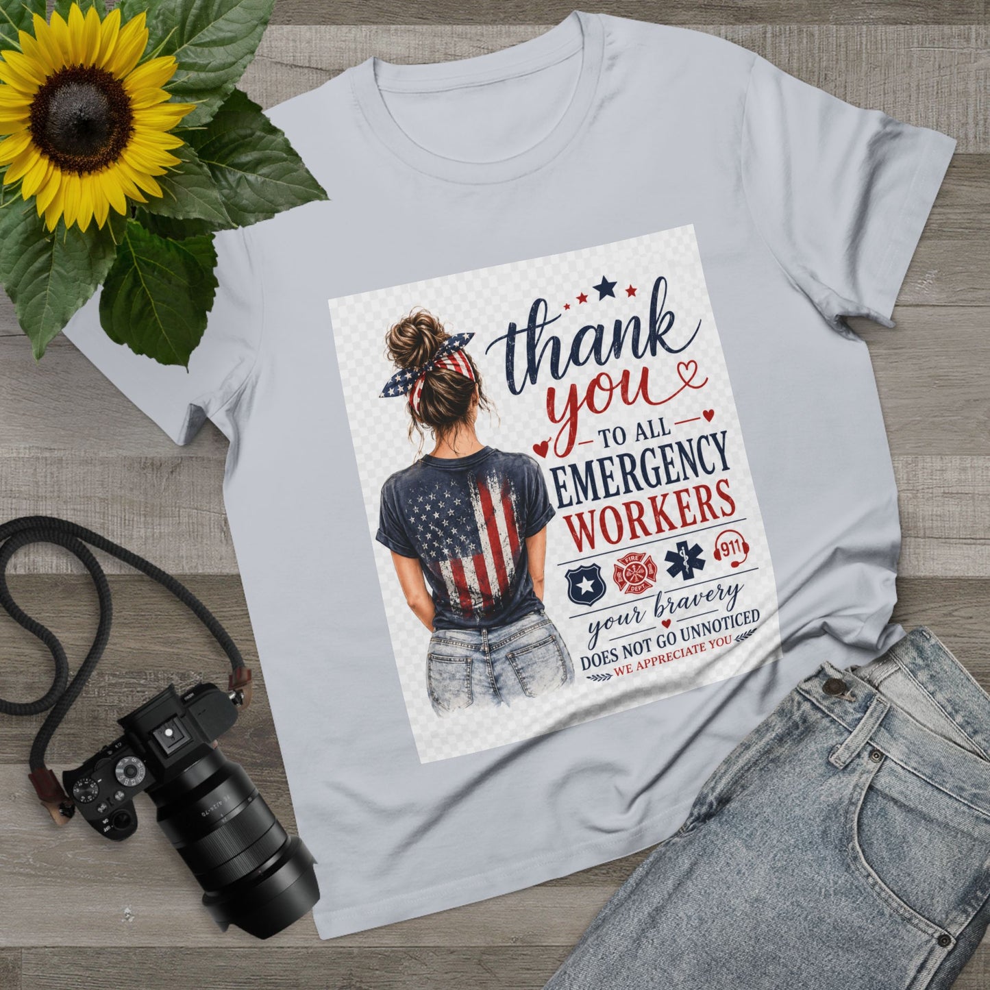 Thank You Emergency Workers - Front Design