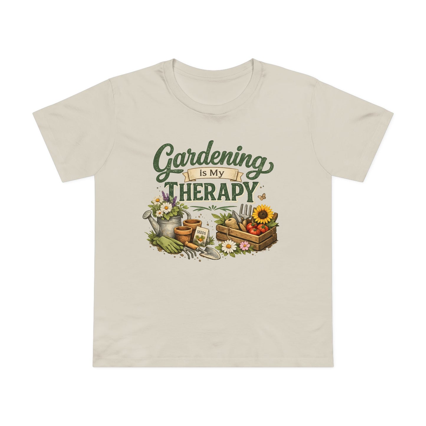 Gardening Is My Therapy t-shirt