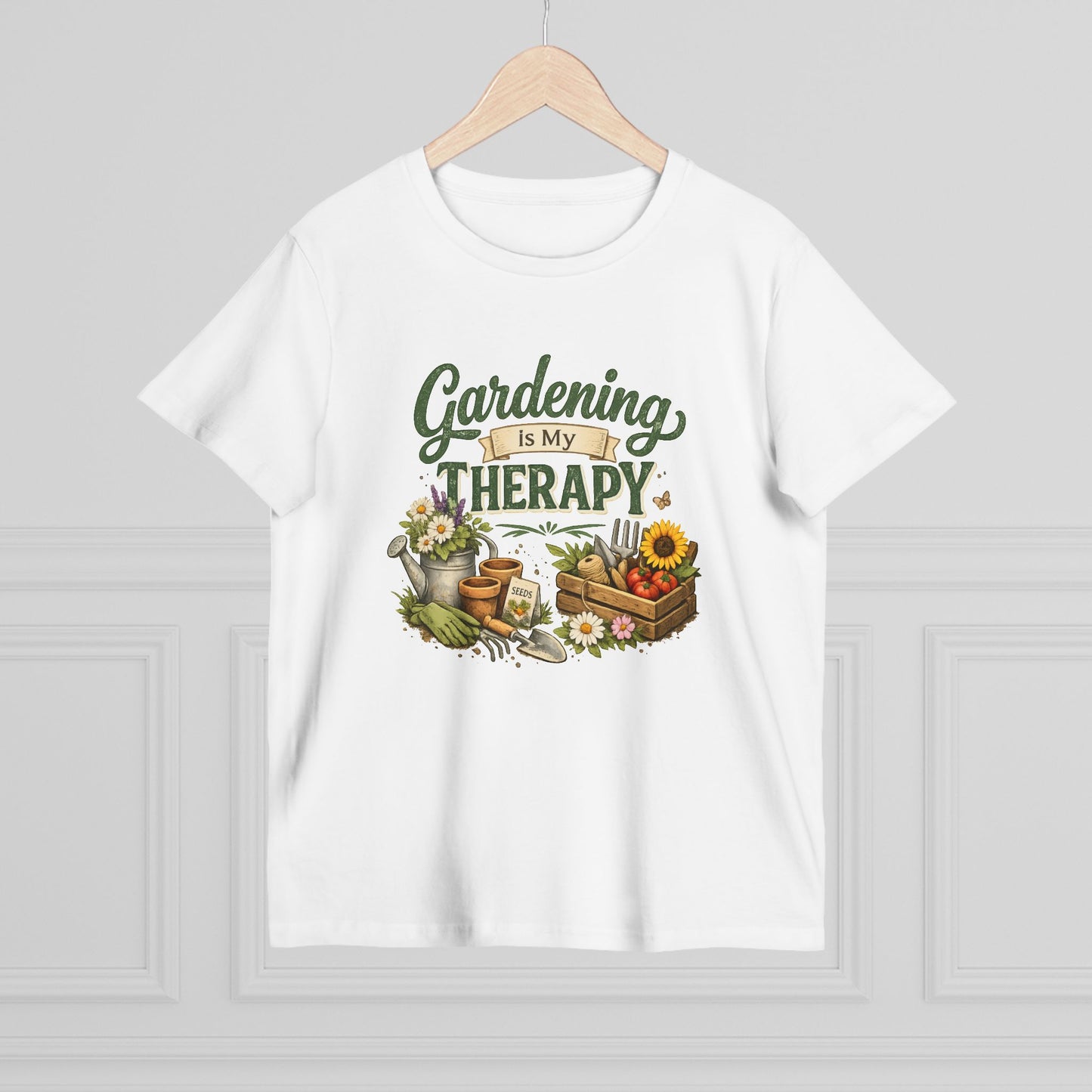 Gardening Is My Therapy t-shirt