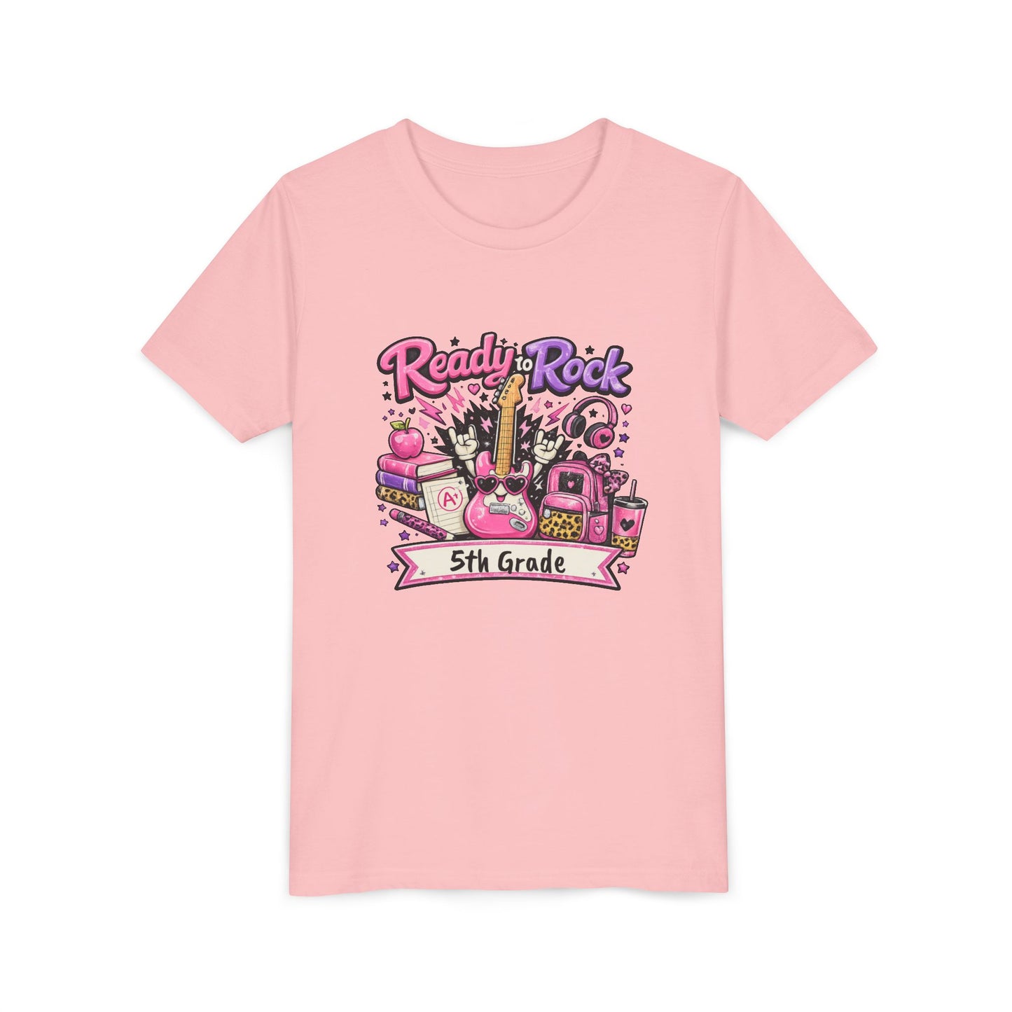 Ready to Rock T-Shirt | Youth Tee, Guitar School Design
