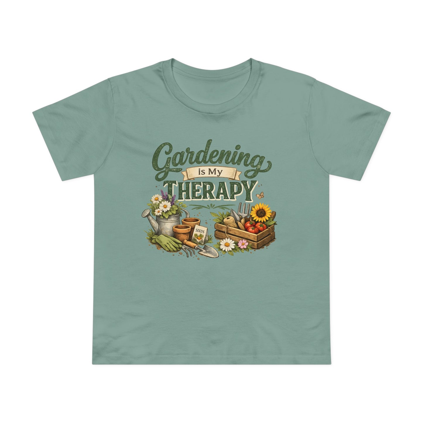Gardening Is My Therapy t-shirt
