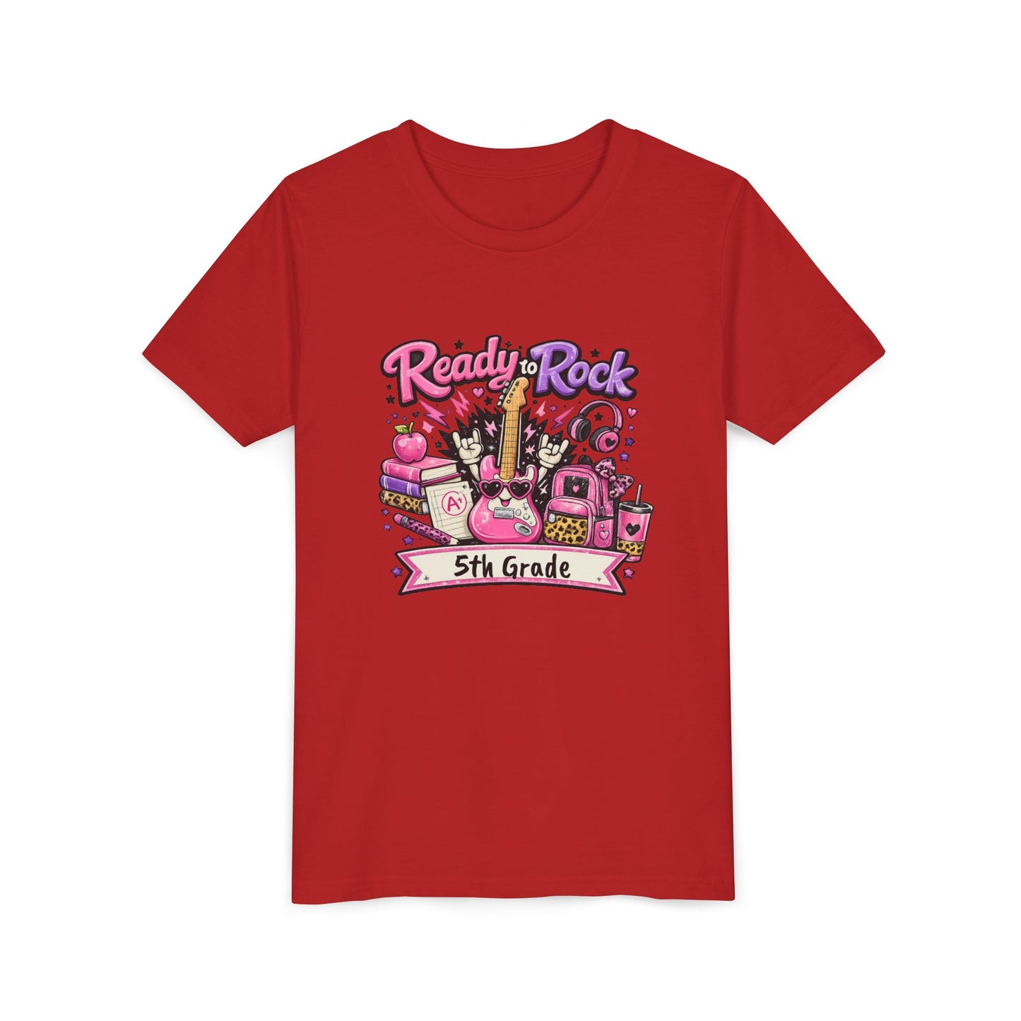 Ready to Rock T-Shirt | Youth Tee, Guitar School Design