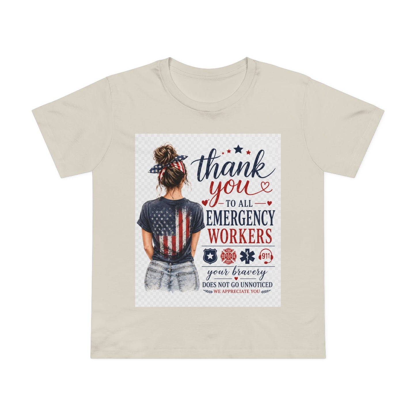Thank You Emergency Workers - Front Design