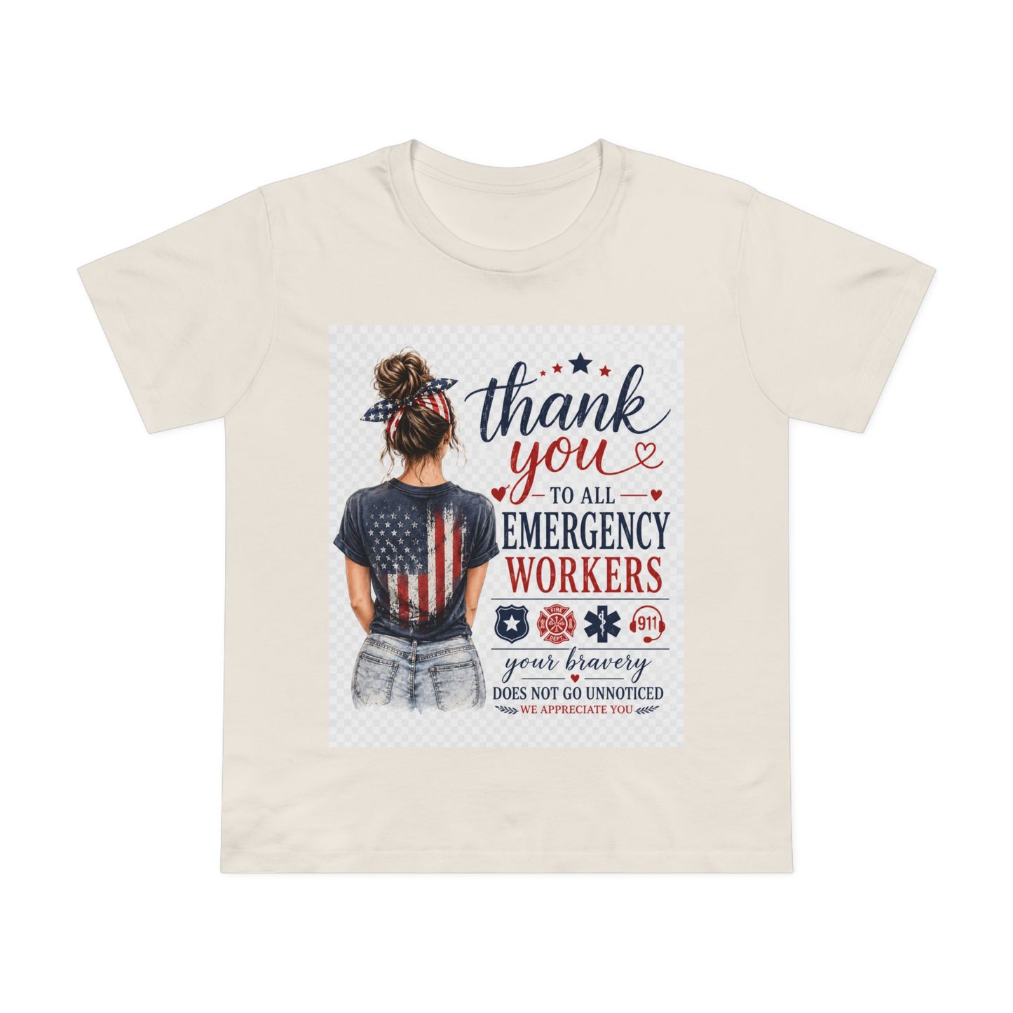 Thank You Emergency Workers - Front Design