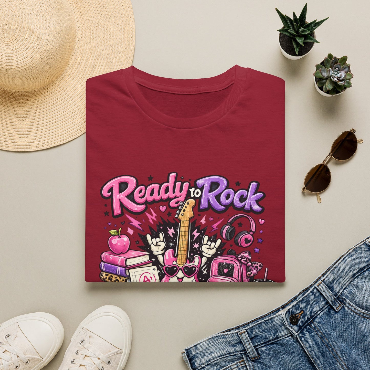 Ready to RockT-Shirt | School Teacher Student Shirt | Adult Version