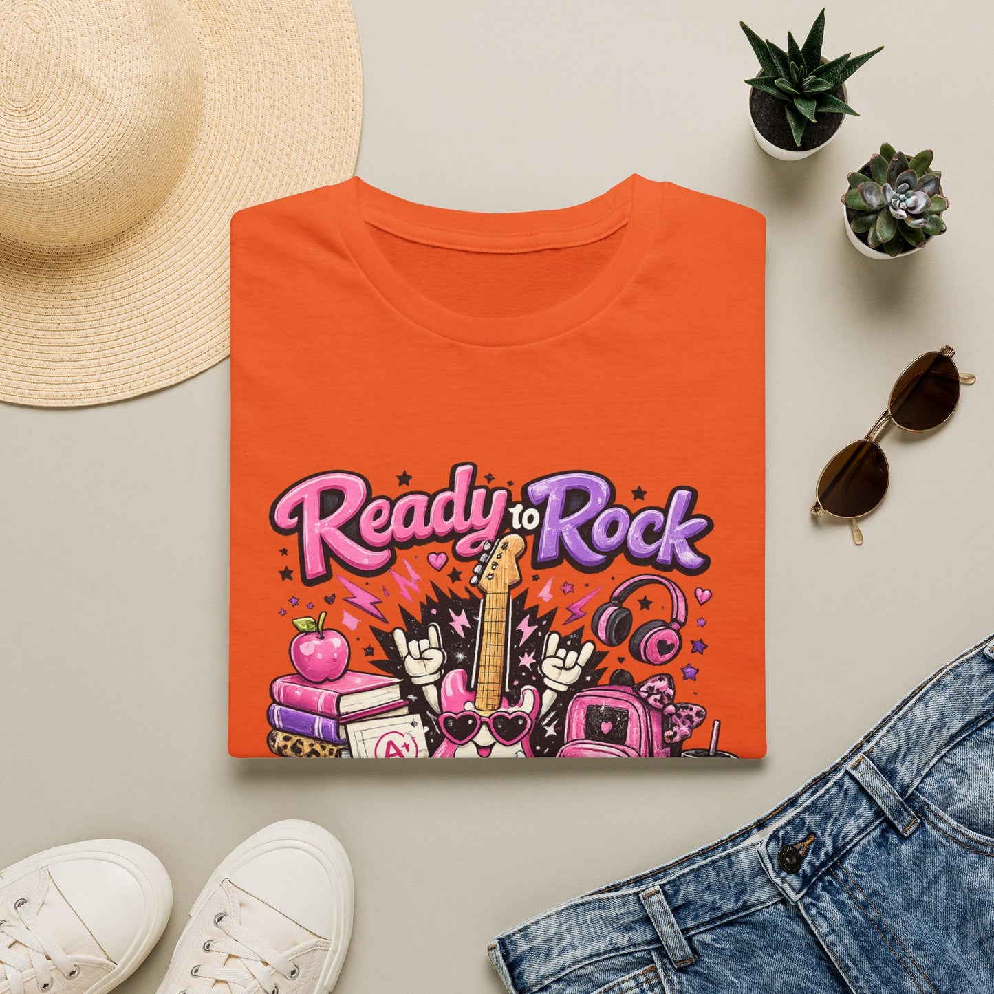 Ready to RockT-Shirt | School Teacher Student Shirt | Adult Version