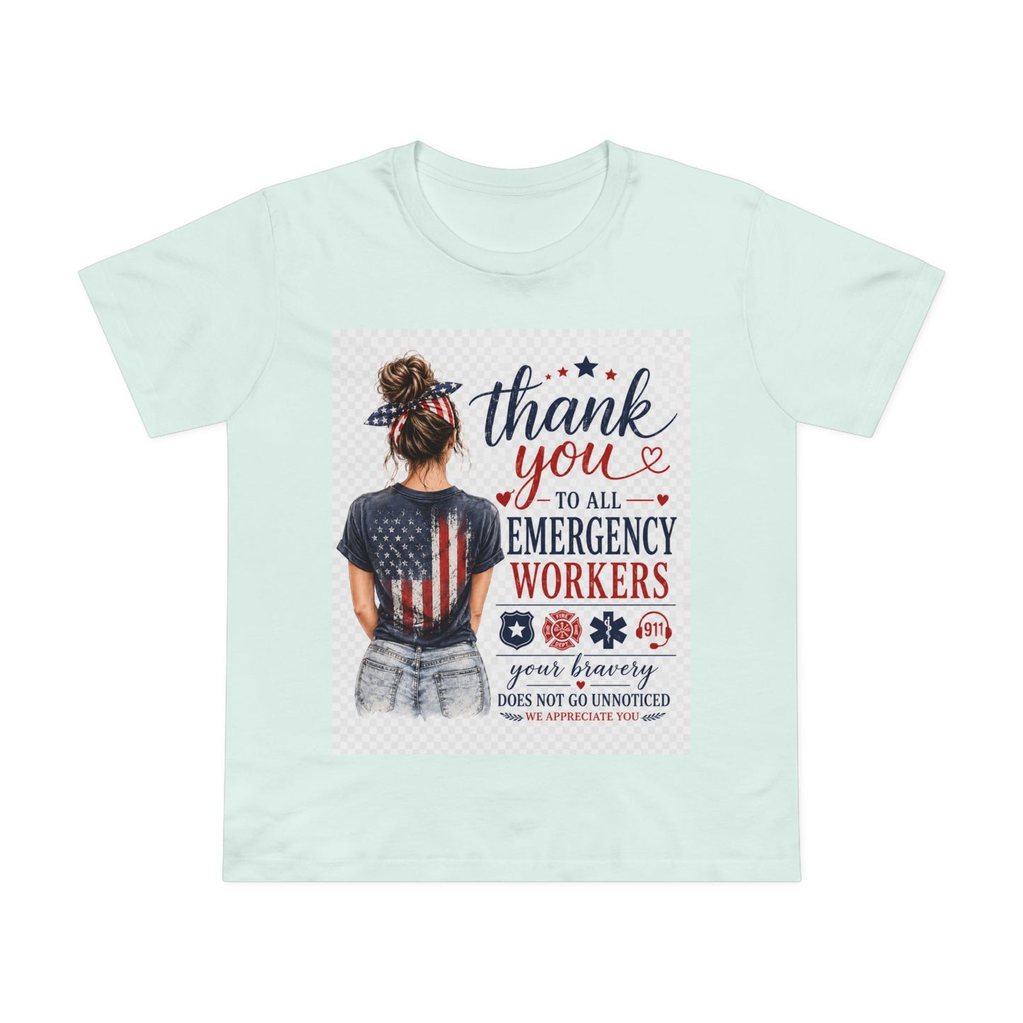 Thank You Emergency Workers - Front Design