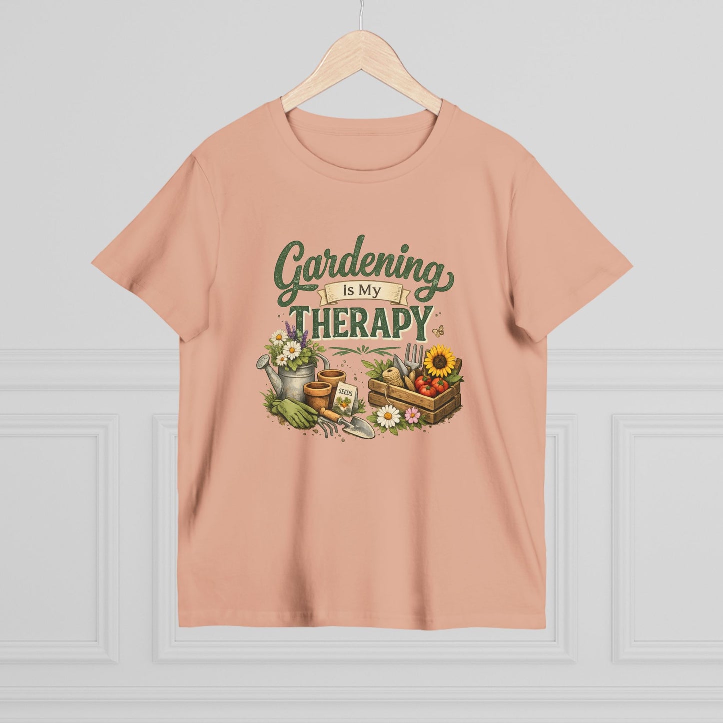Gardening Is My Therapy t-shirt
