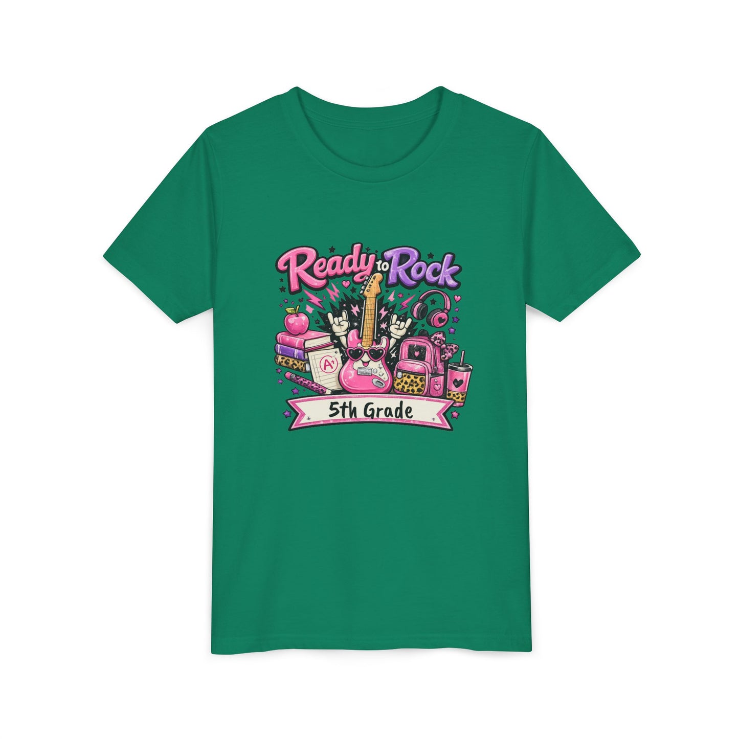 Ready to Rock T-Shirt | Youth Tee, Guitar School Design