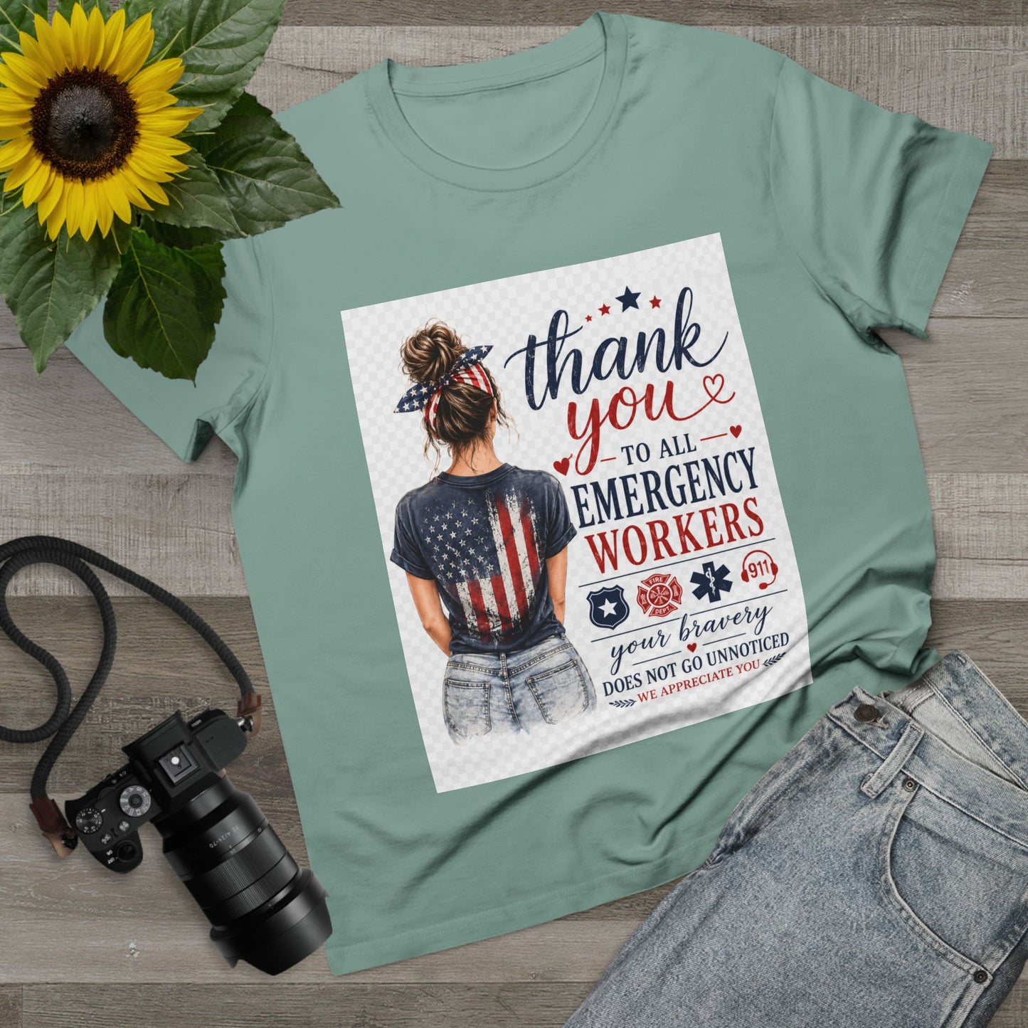 Thank You Emergency Workers - Front Design