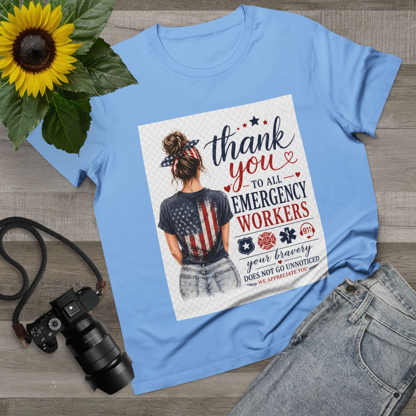 Thank You Emergency Workers - Front Design