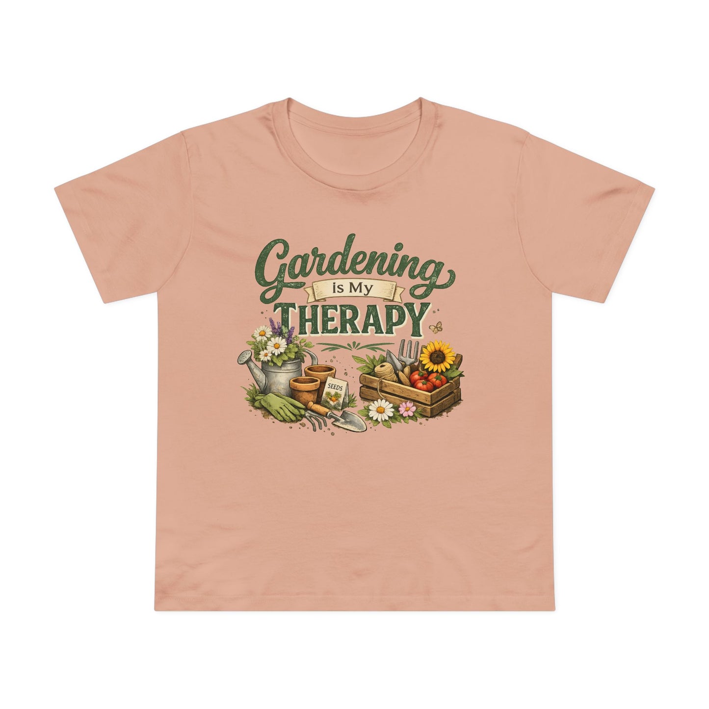 Gardening Is My Therapy t-shirt