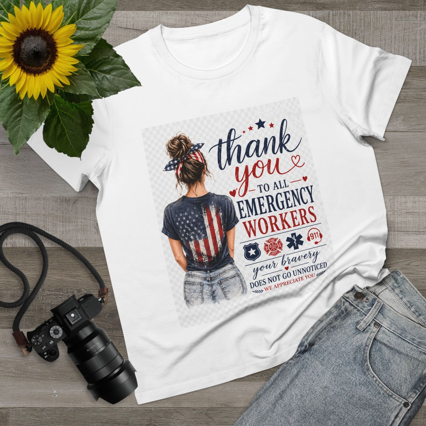 Thank You Emergency Workers - Front Design