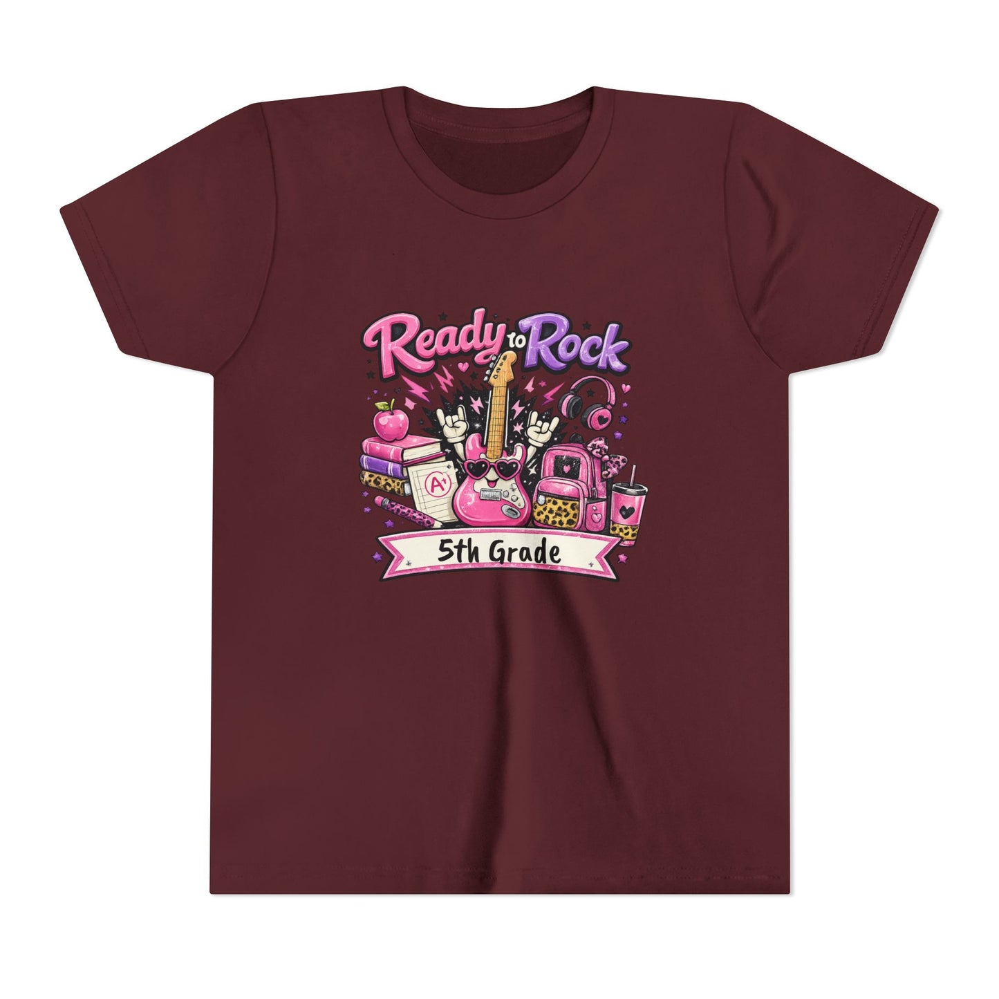 Ready to Rock T-Shirt | Youth Tee, Guitar School Design