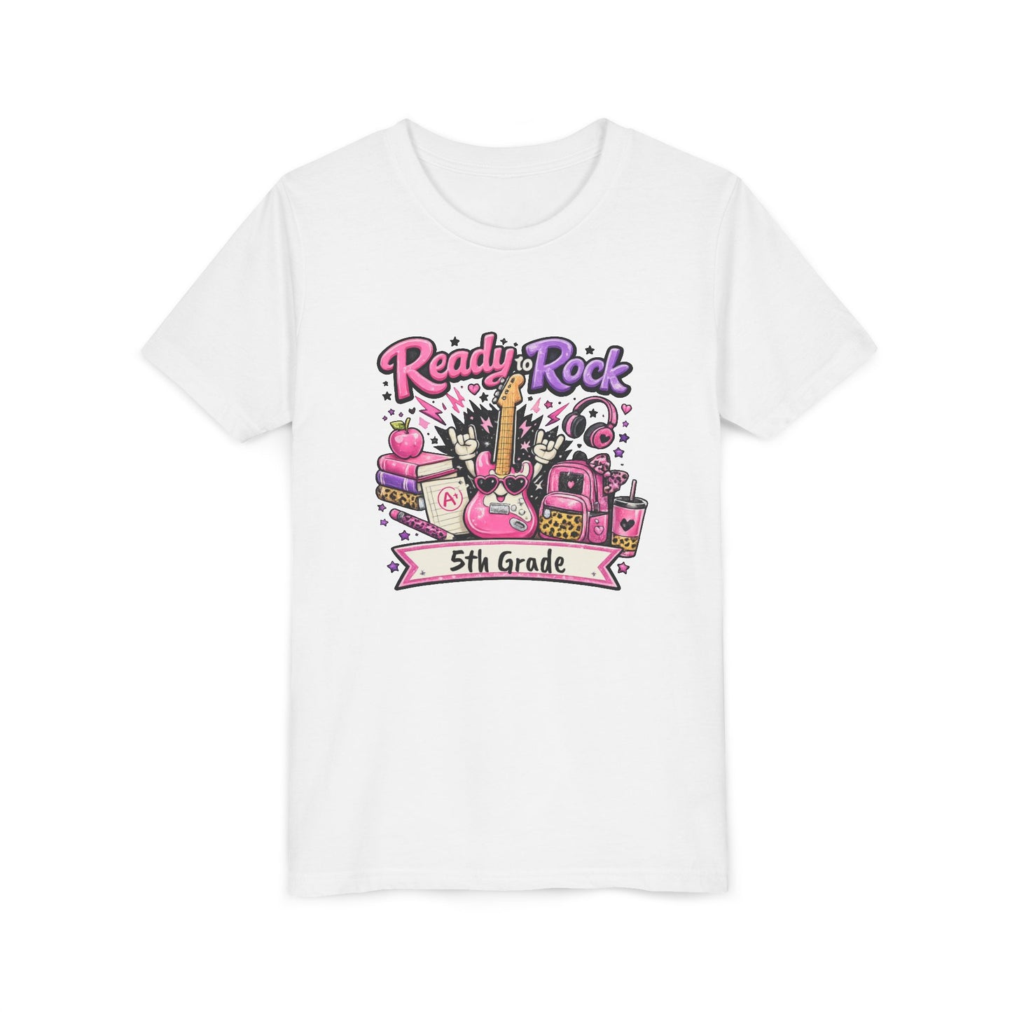 Ready to Rock T-Shirt | Youth Tee, Guitar School Design