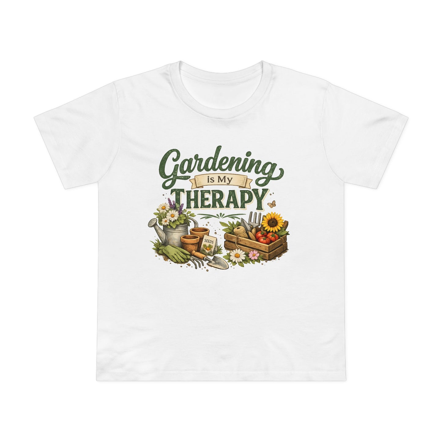 Gardening Is My Therapy t-shirt