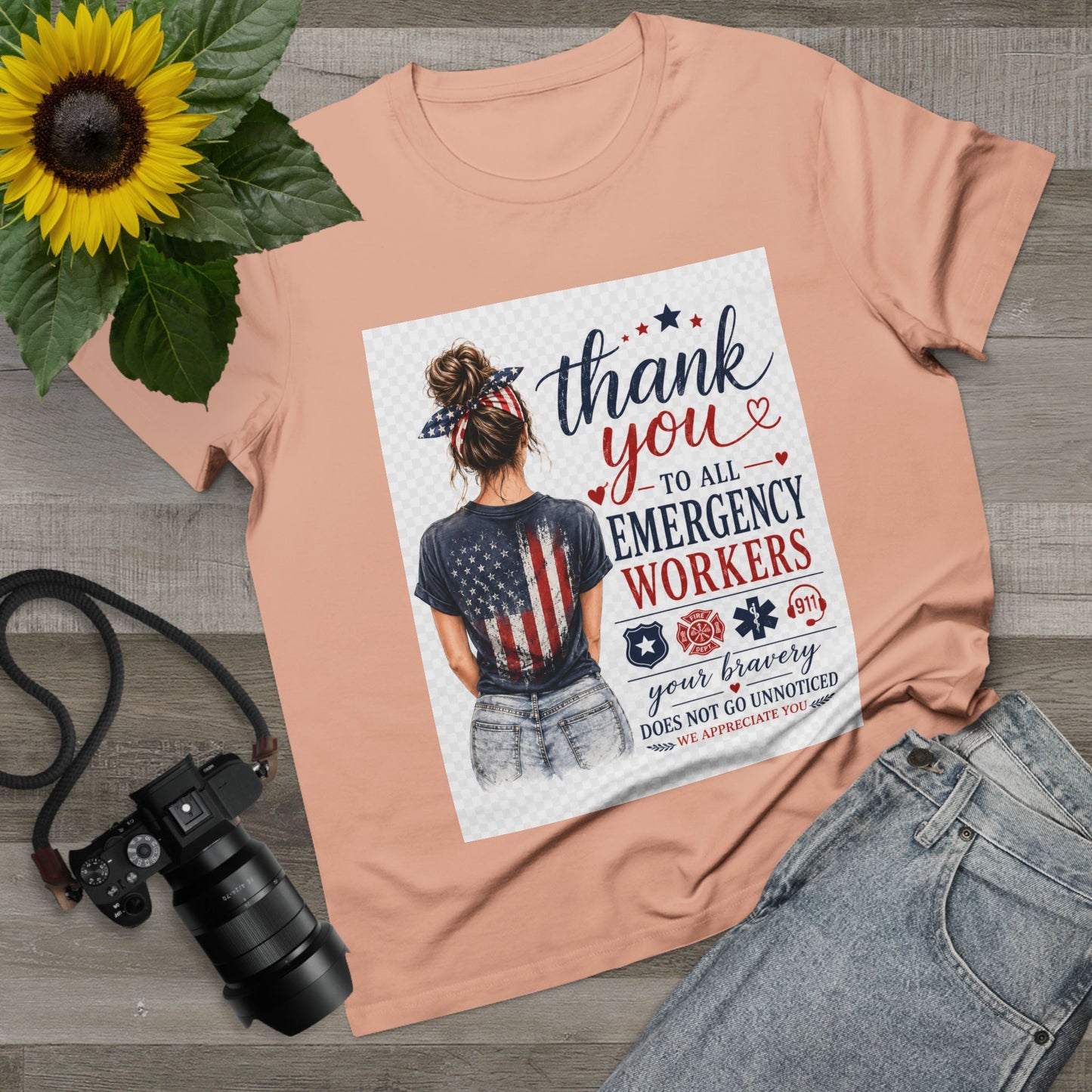 Thank You Emergency Workers - Front Design