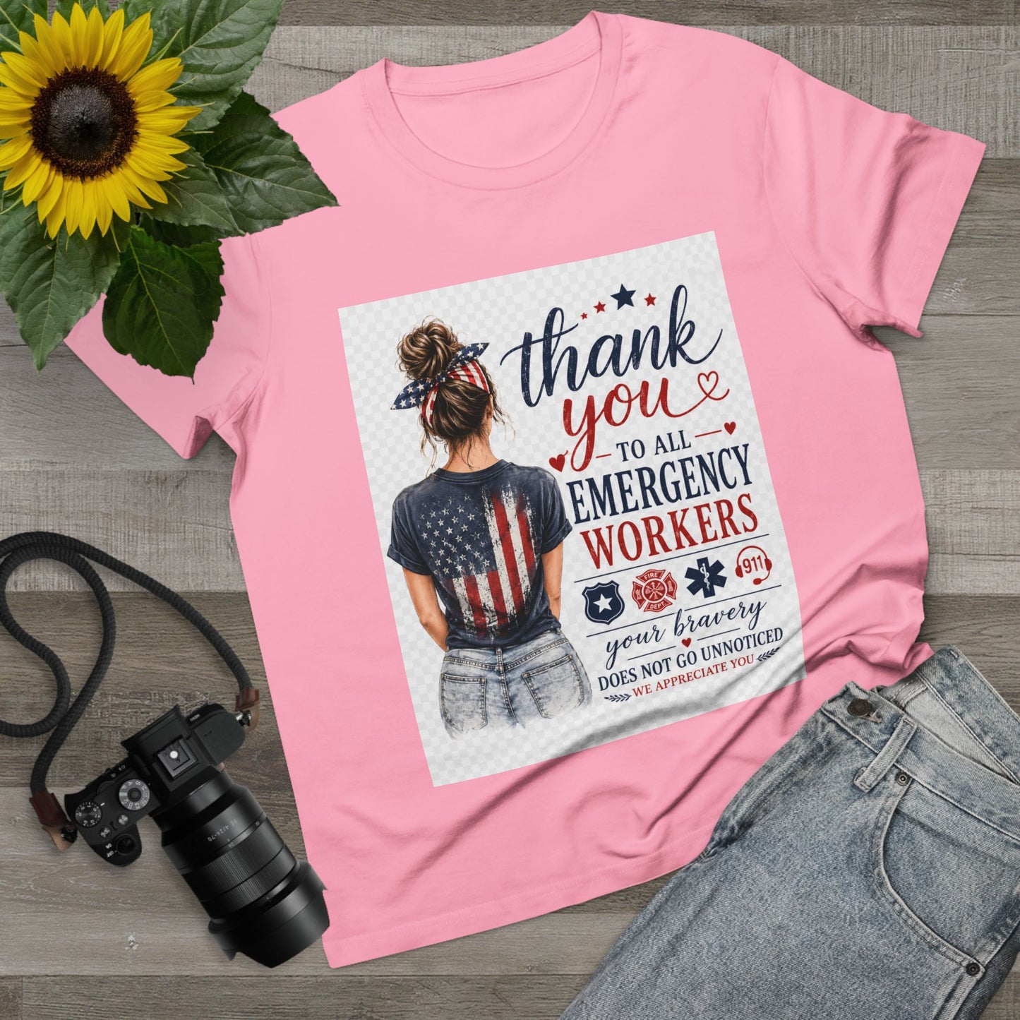 Thank You Emergency Workers - Front Design