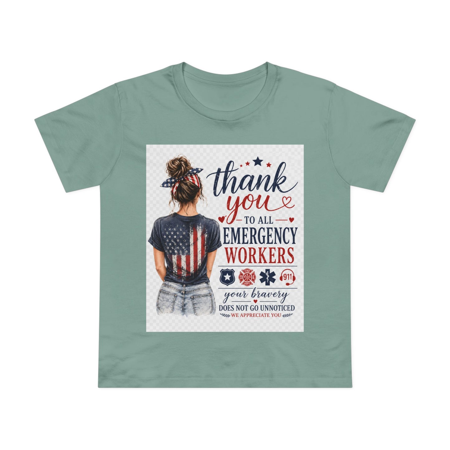 Thank You Emergency Workers - Front Design