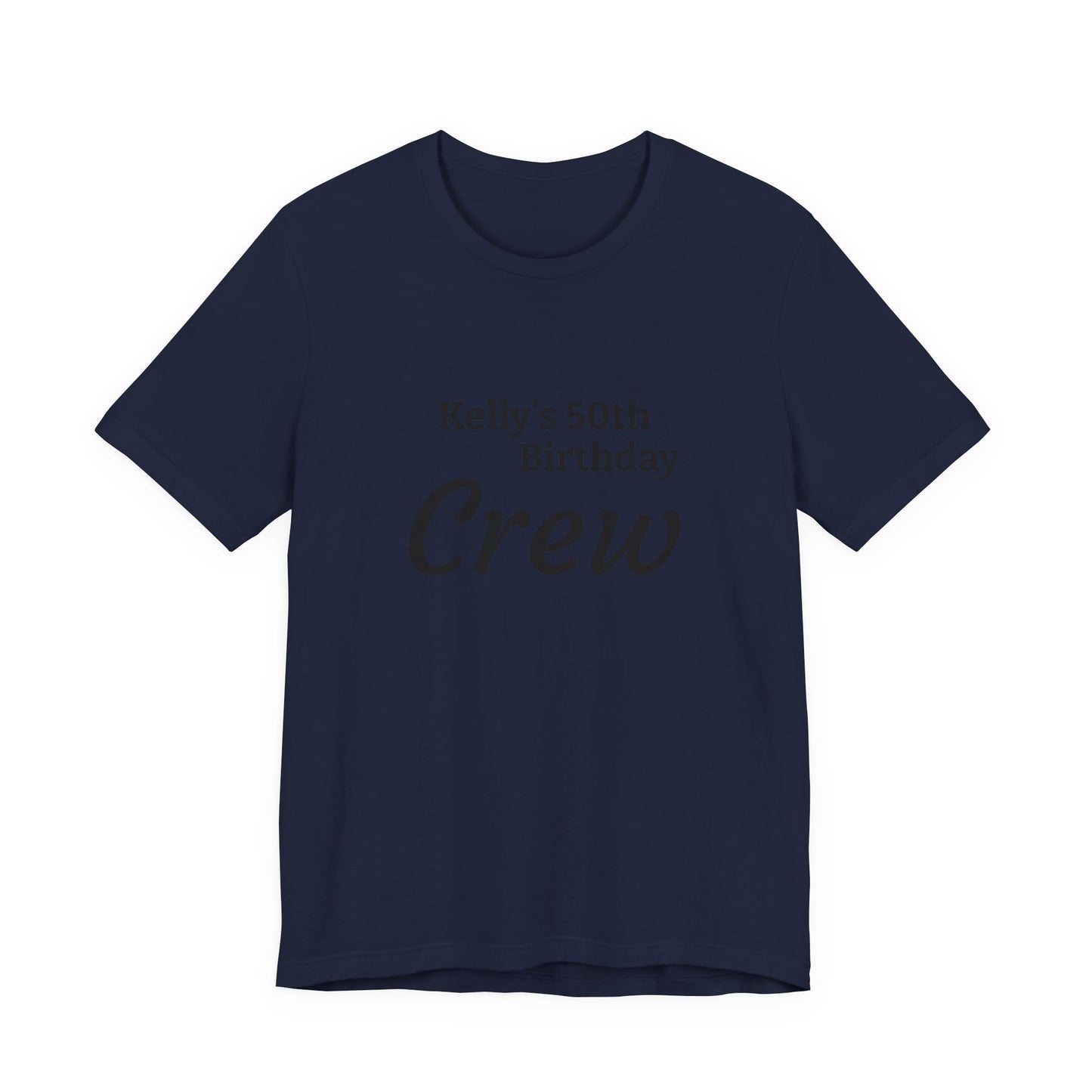 Customizable Birthday Crew Jersey Short Sleeve Tee