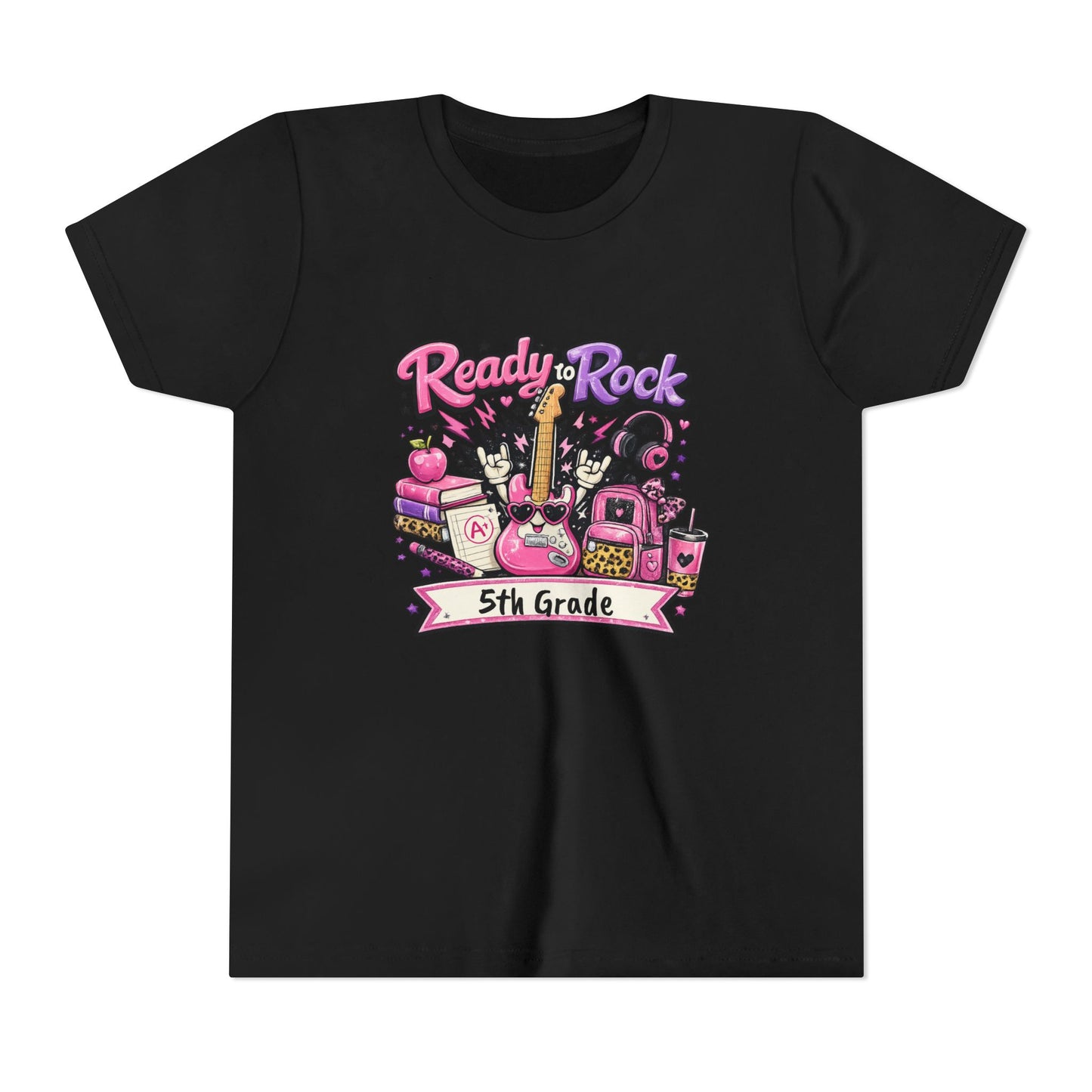 Ready to Rock T-Shirt | Youth Tee, Guitar School Design