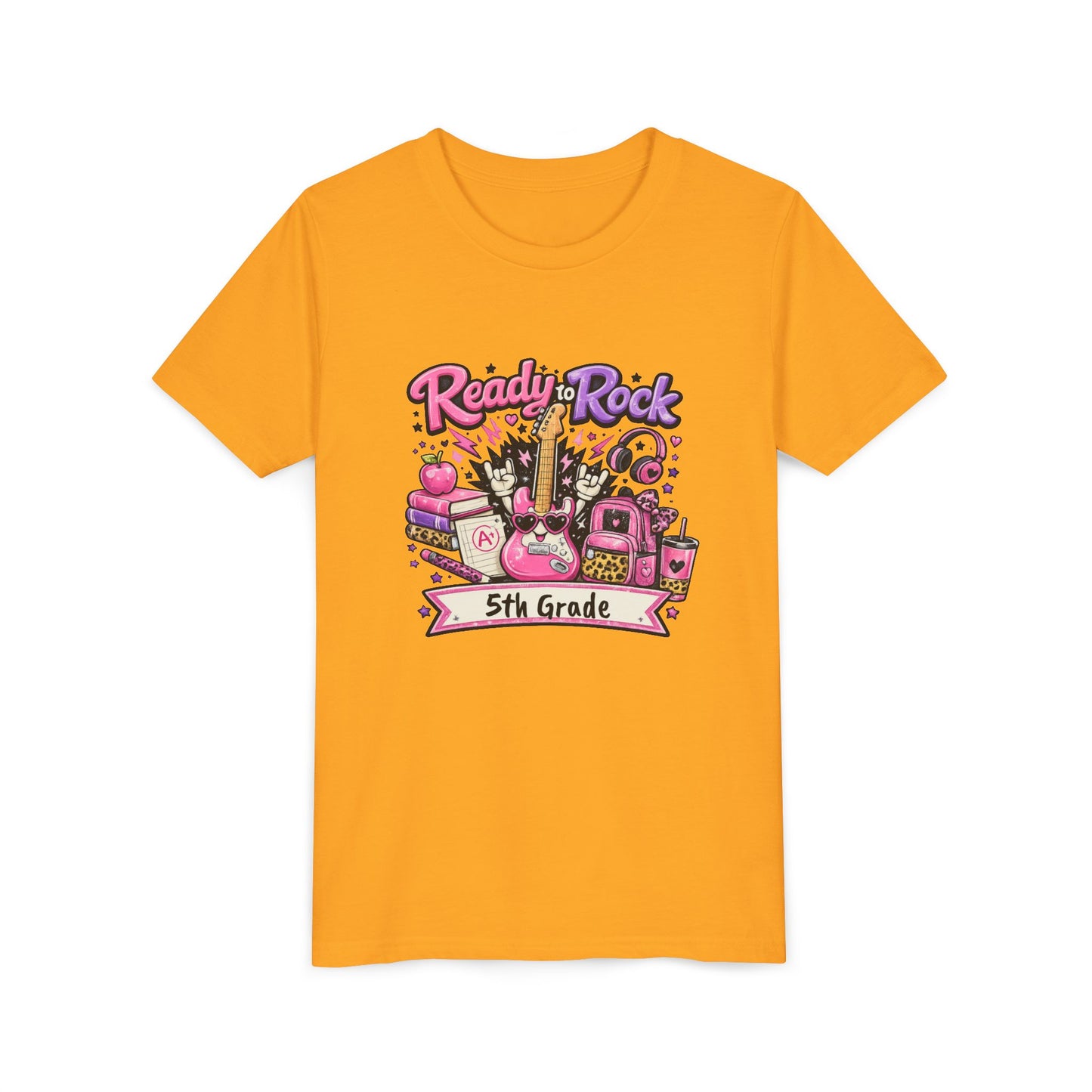 Ready to Rock T-Shirt | Youth Tee, Guitar School Design