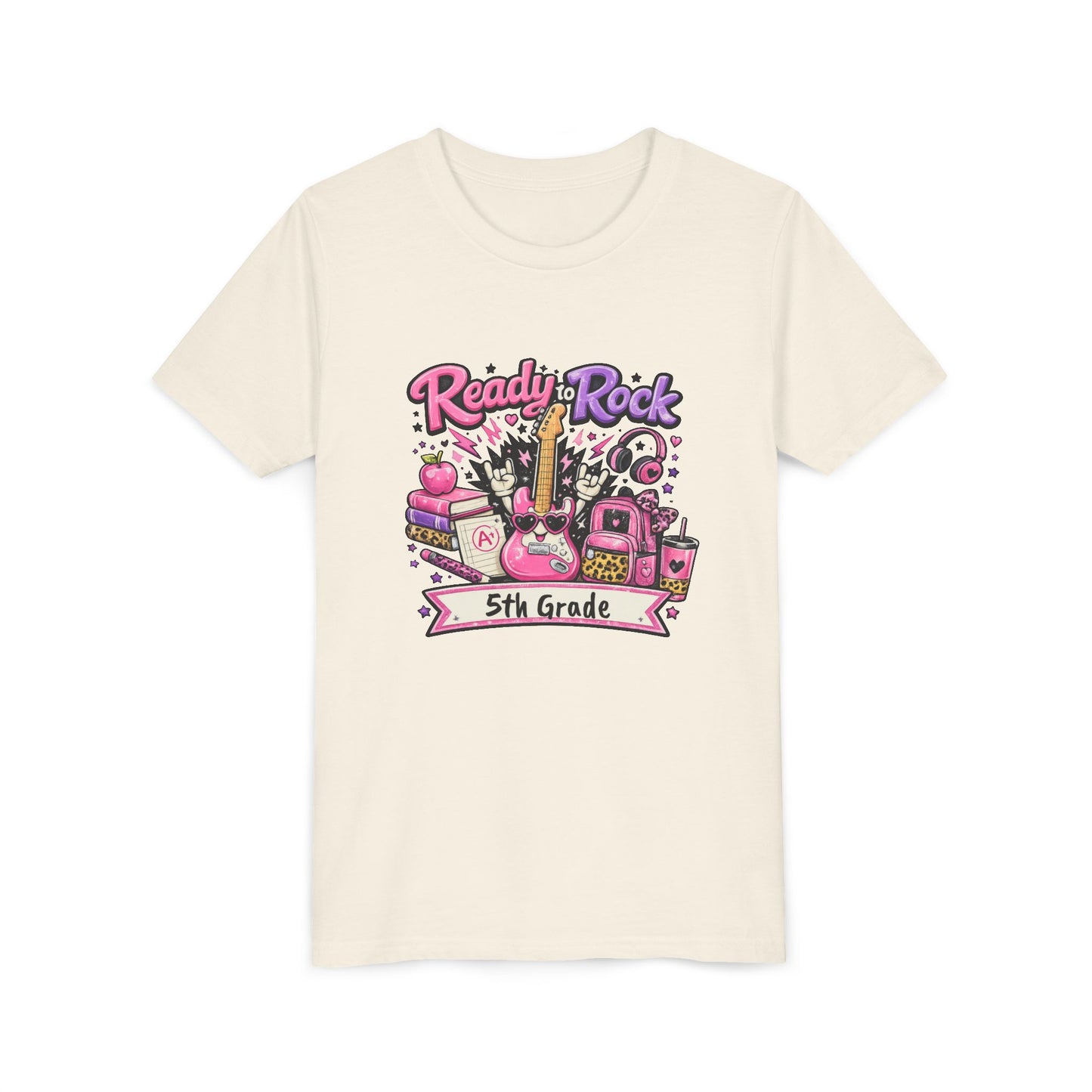 Ready to Rock T-Shirt | Youth Tee, Guitar School Design