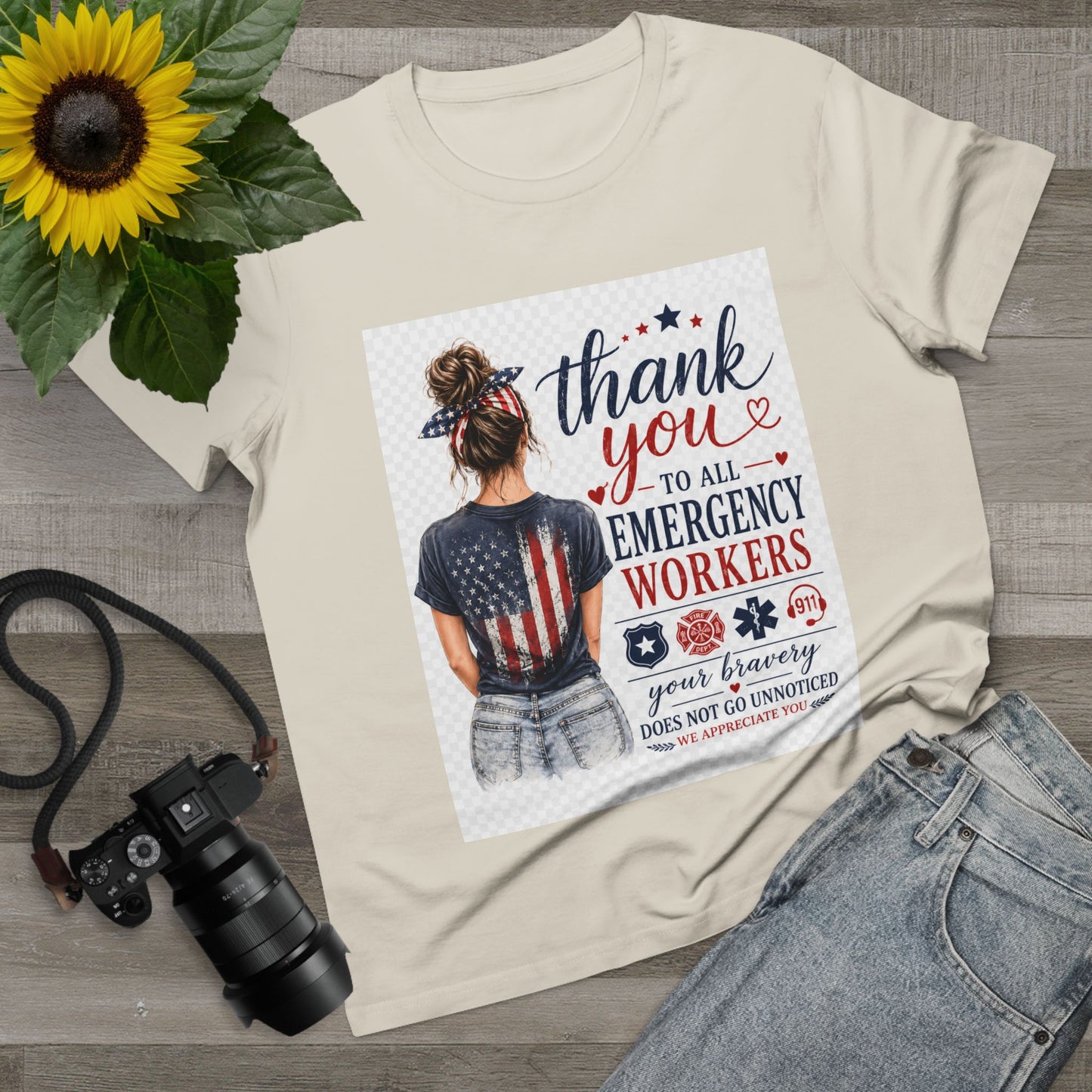 Thank You Emergency Workers - Front Design