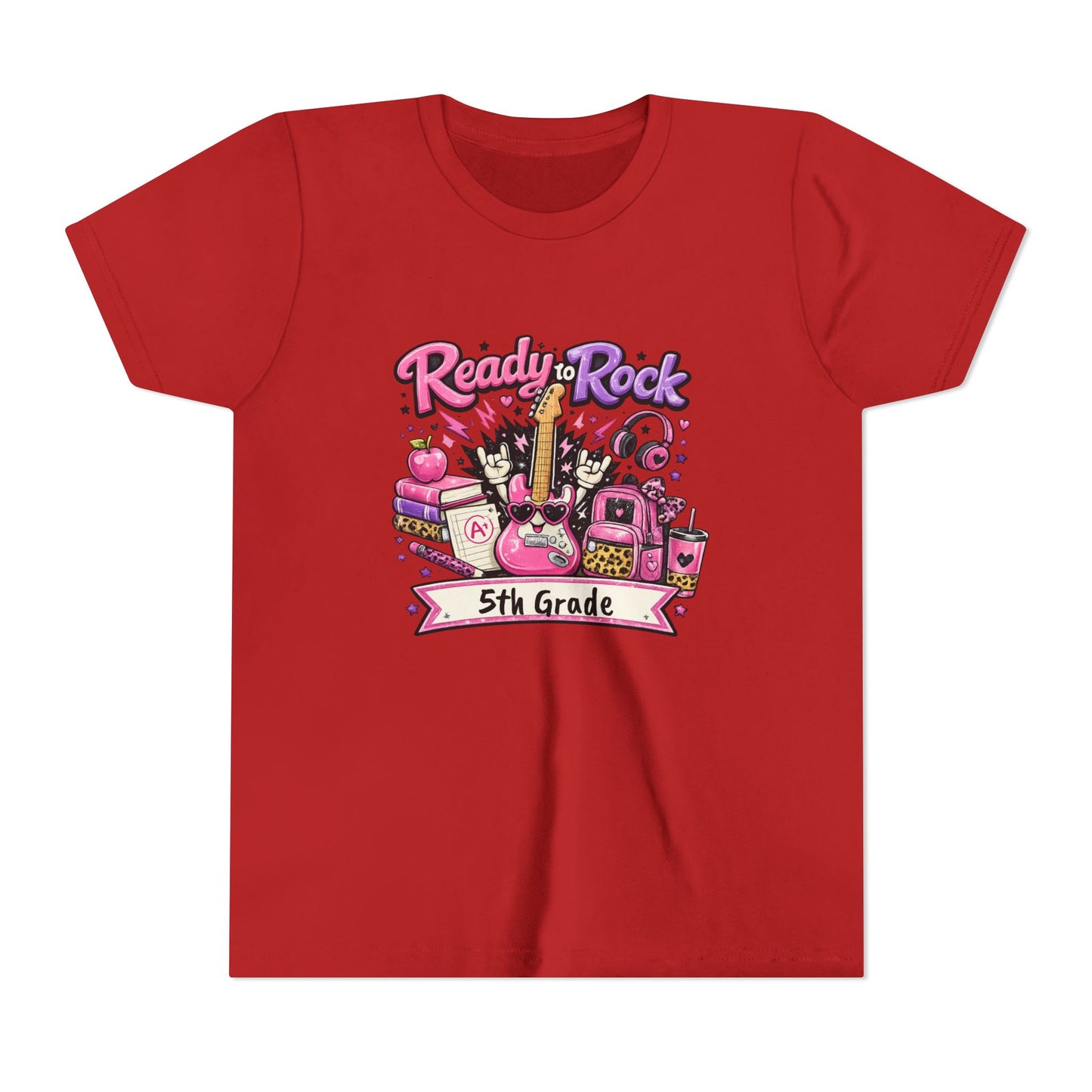 Ready to Rock T-Shirt | Youth Tee, Guitar School Design