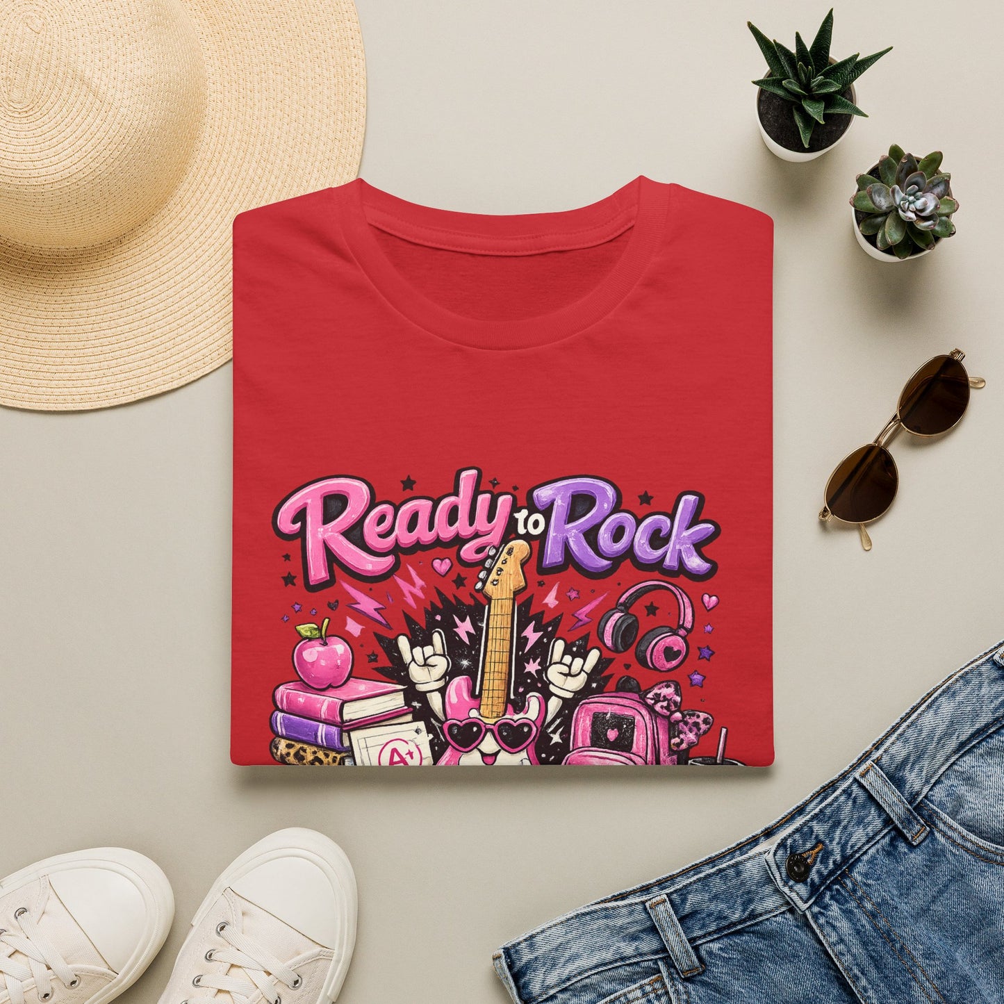 Ready to RockT-Shirt | School Teacher Student Shirt | Adult Version