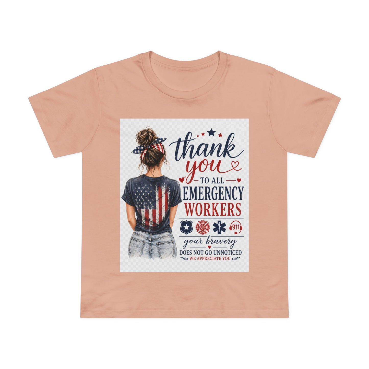 Thank You Emergency Workers - Front Design