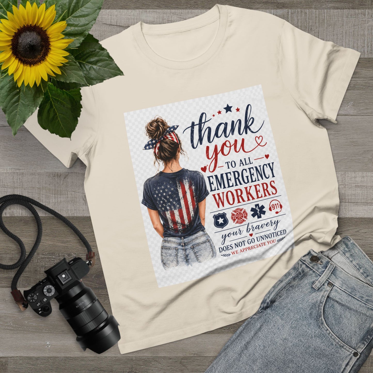 Thank You Emergency Workers - Front Design