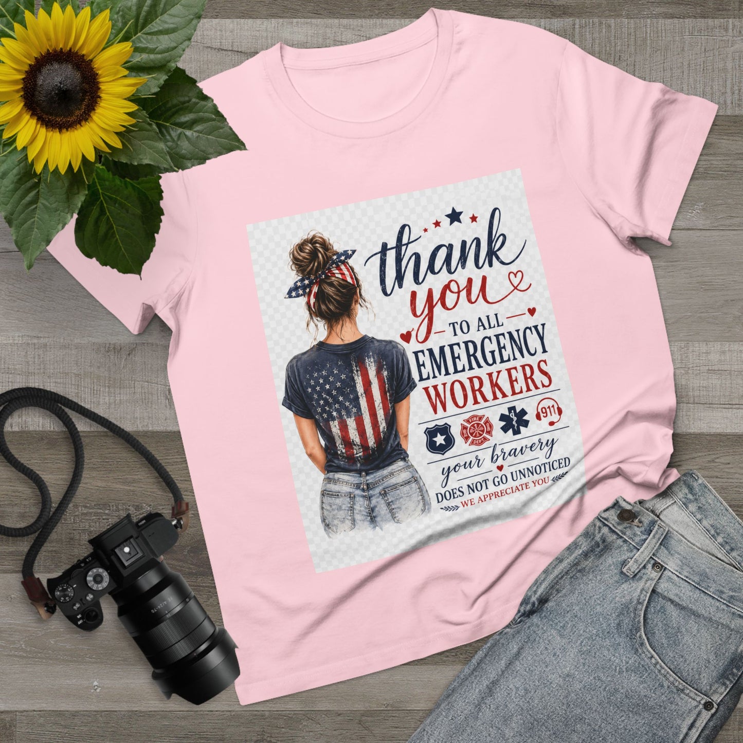 Thank You Emergency Workers - Front Design