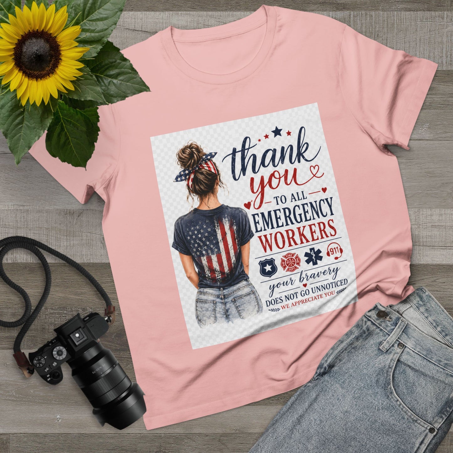 Thank You Emergency Workers - Front Design