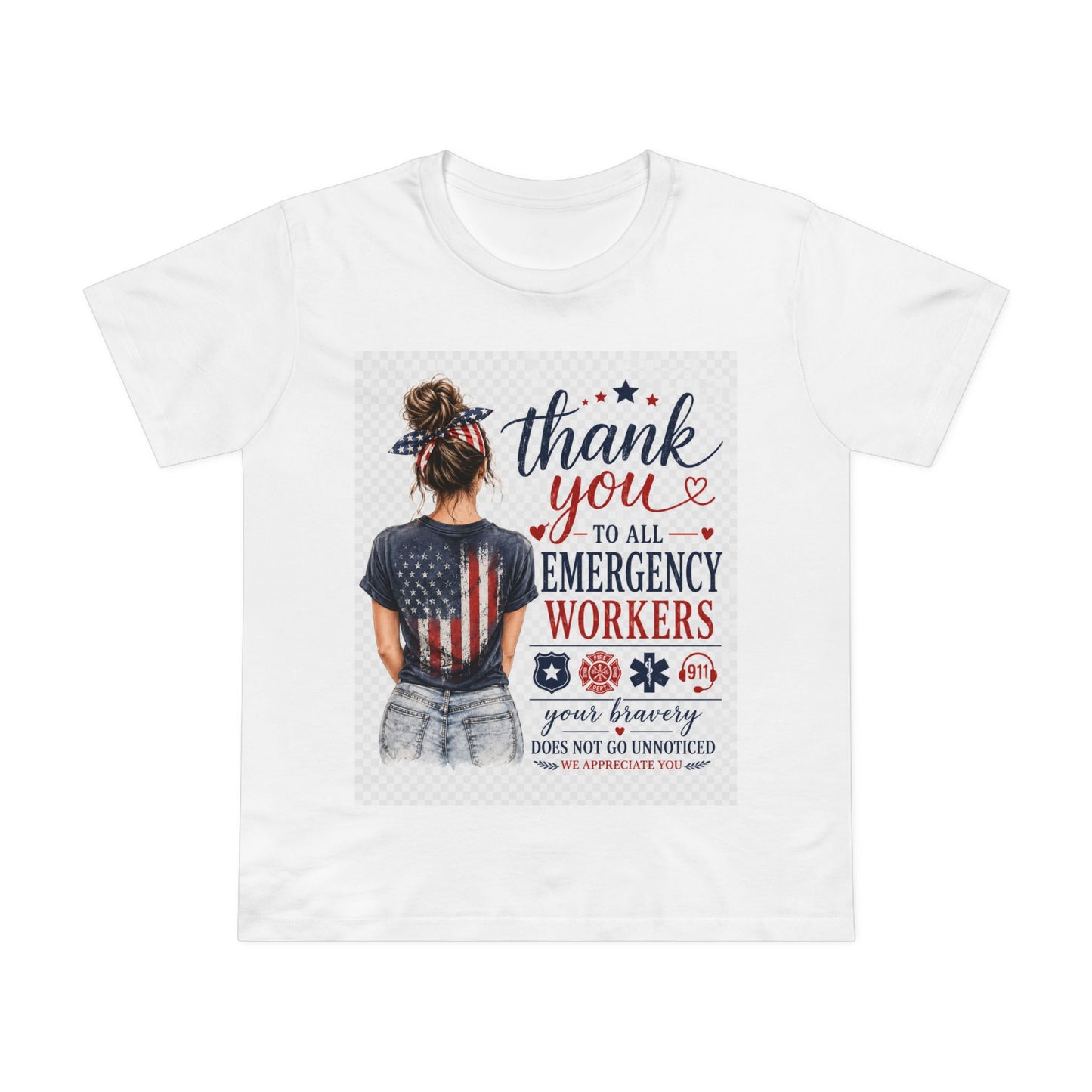 Thank You Emergency Workers - Front Design