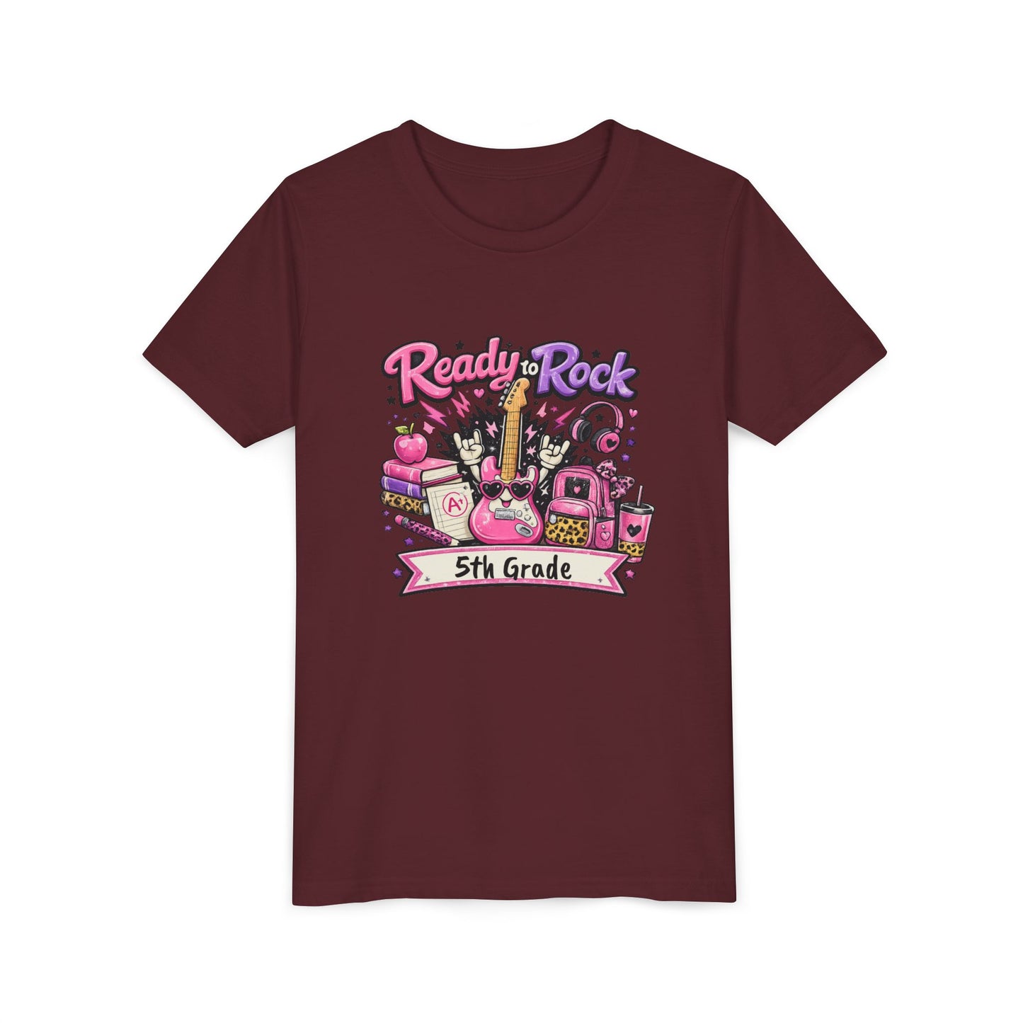 Ready to Rock T-Shirt | Youth Tee, Guitar School Design