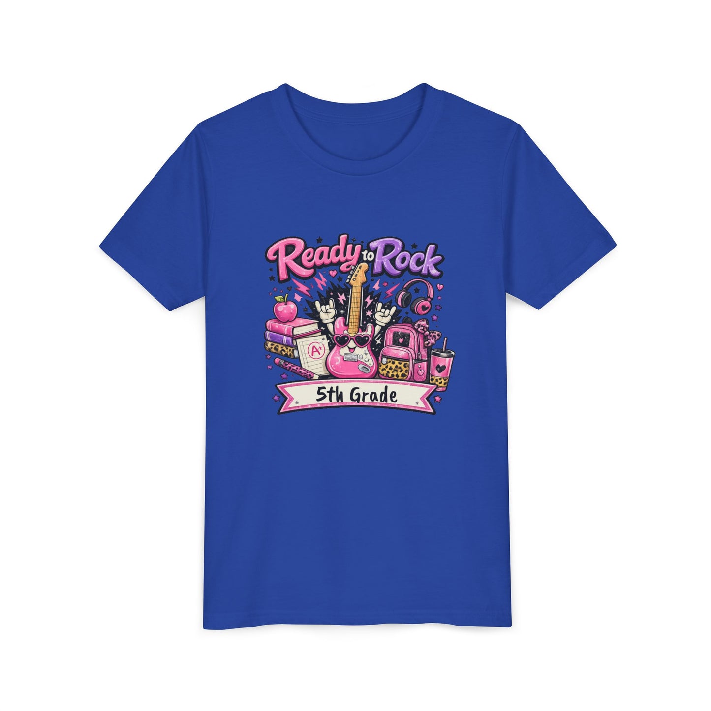 Ready to Rock T-Shirt | Youth Tee, Guitar School Design