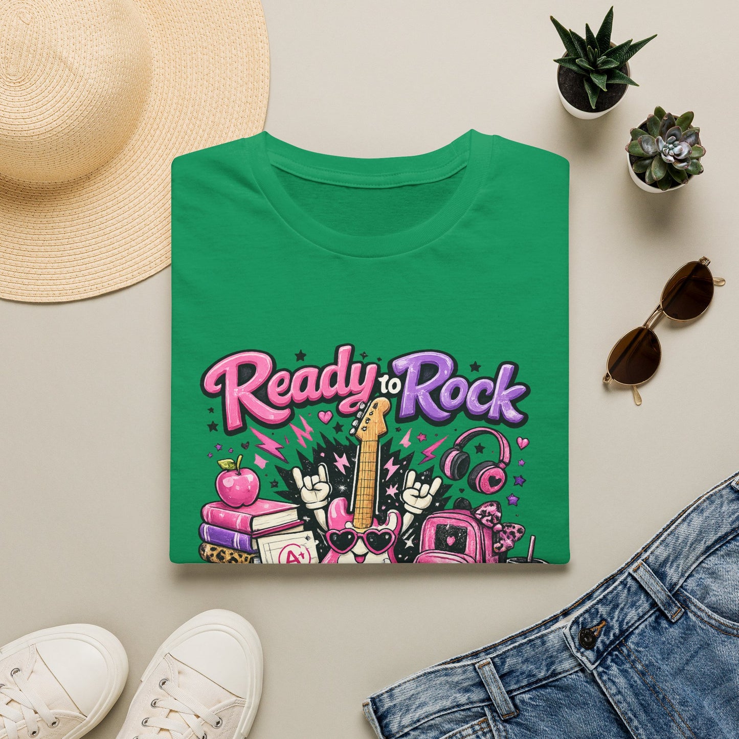 Ready to RockT-Shirt | School Teacher Student Shirt | Adult Version