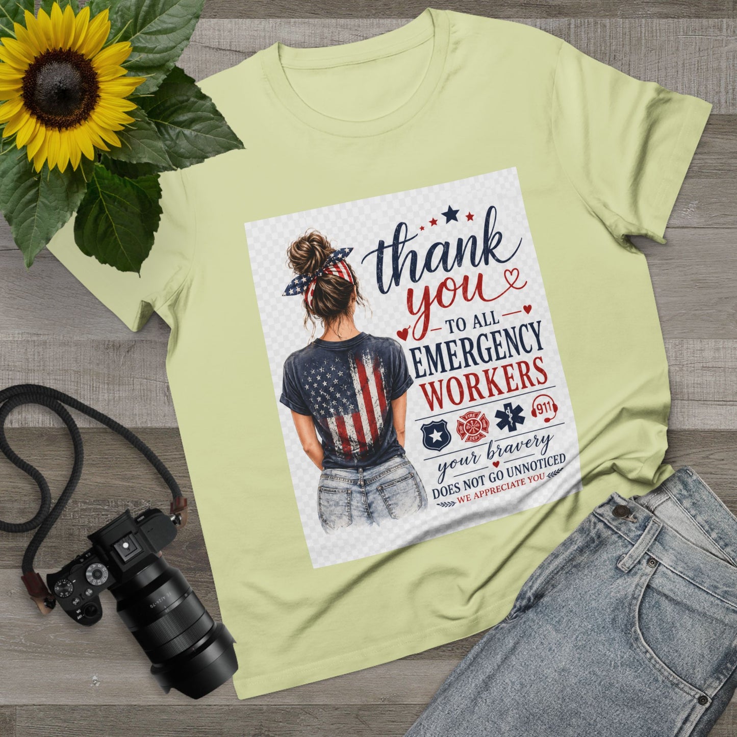 Thank You Emergency Workers - Front Design