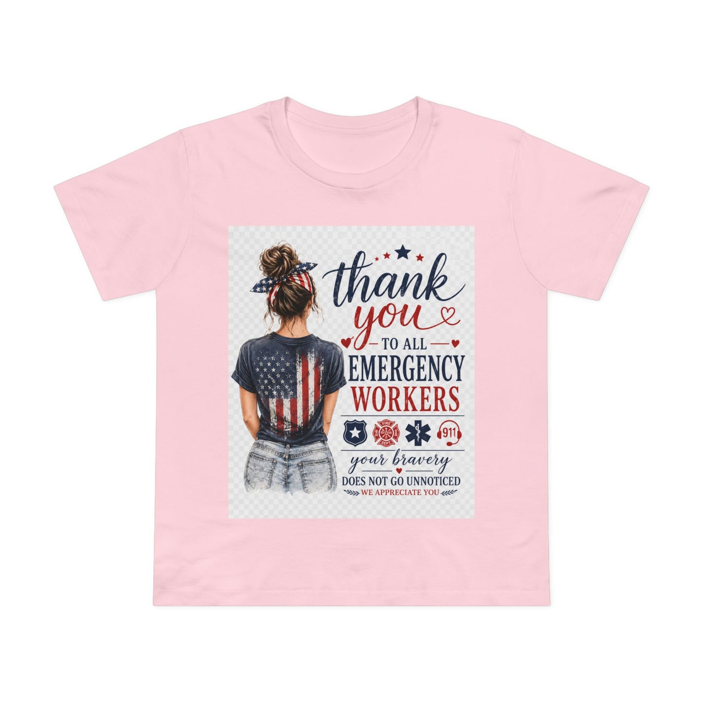 Thank You Emergency Workers - Front Design