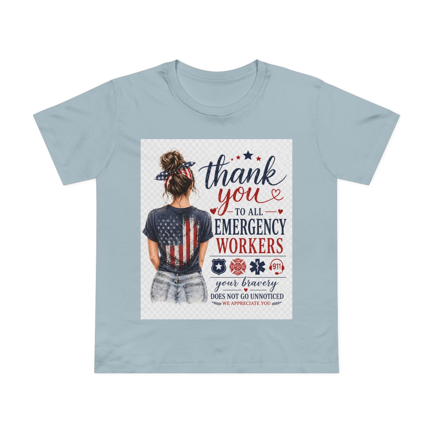 Thank You Emergency Workers - Front Design